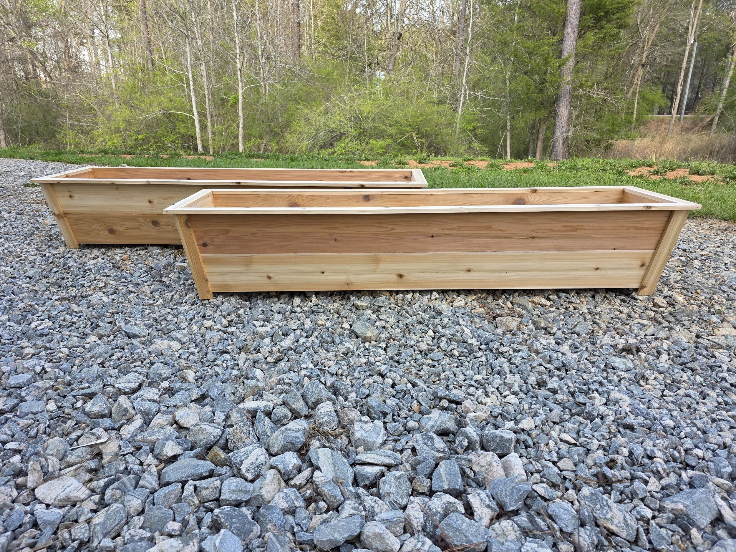 Cedar Tapered Planters