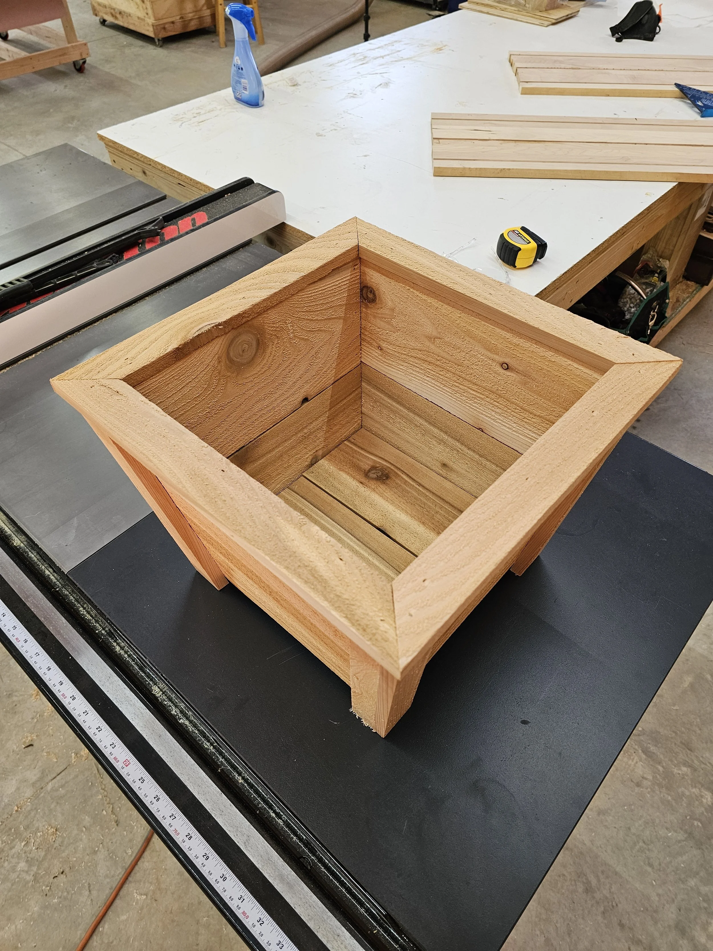 Tapered Cedar Planter