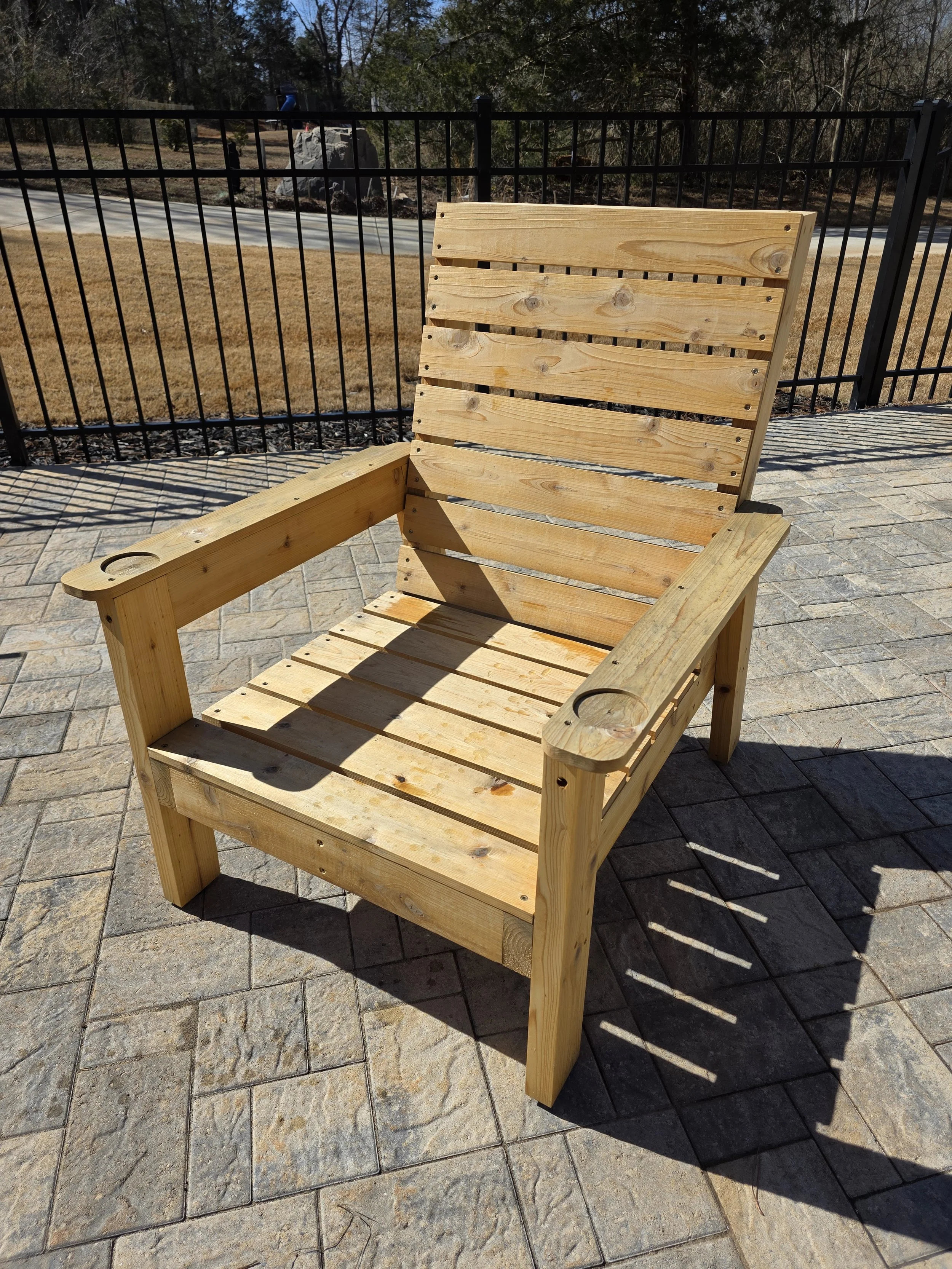 Cedar Exterior Garden Chair
