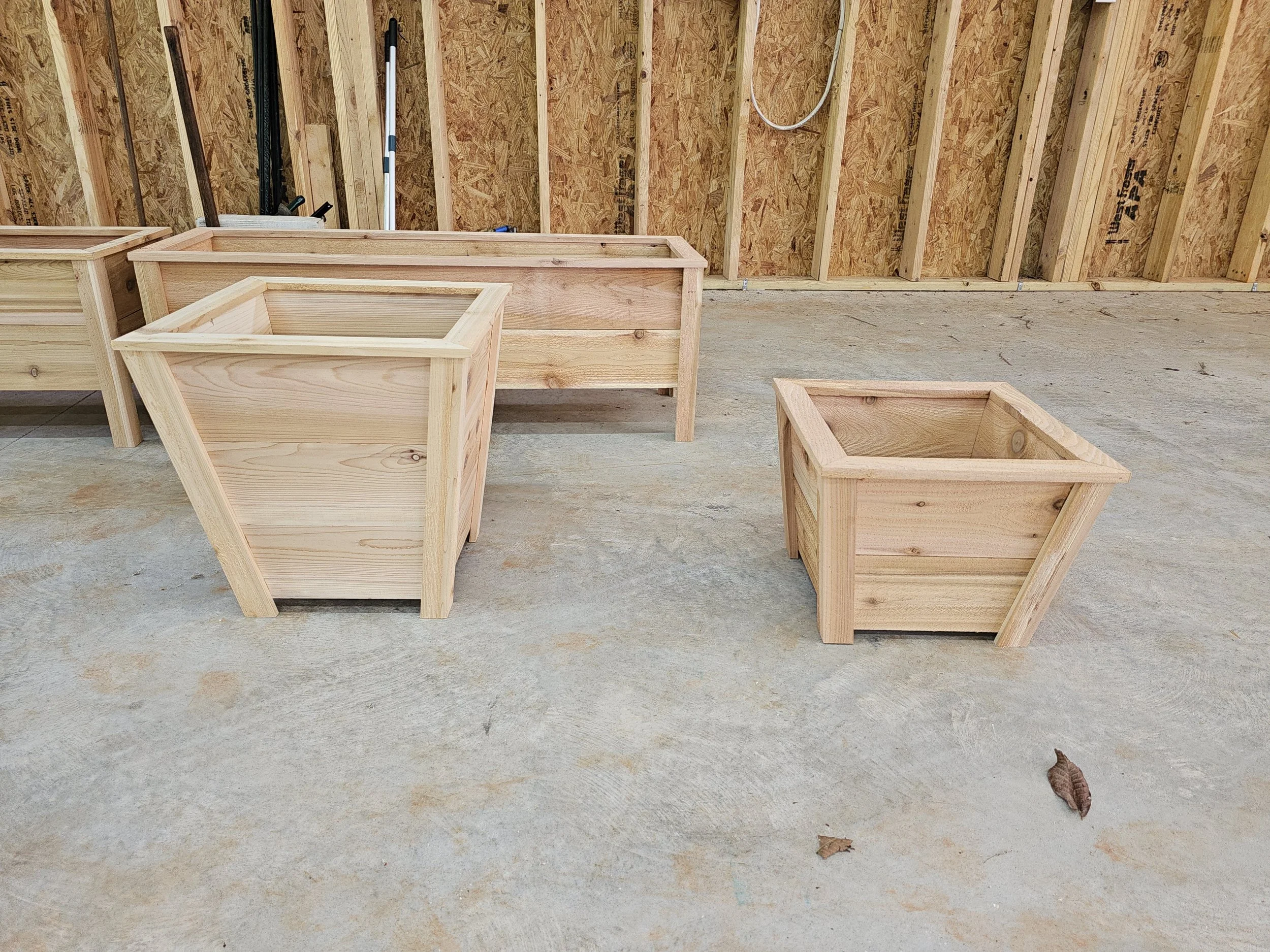 Tapered Cedar Planter