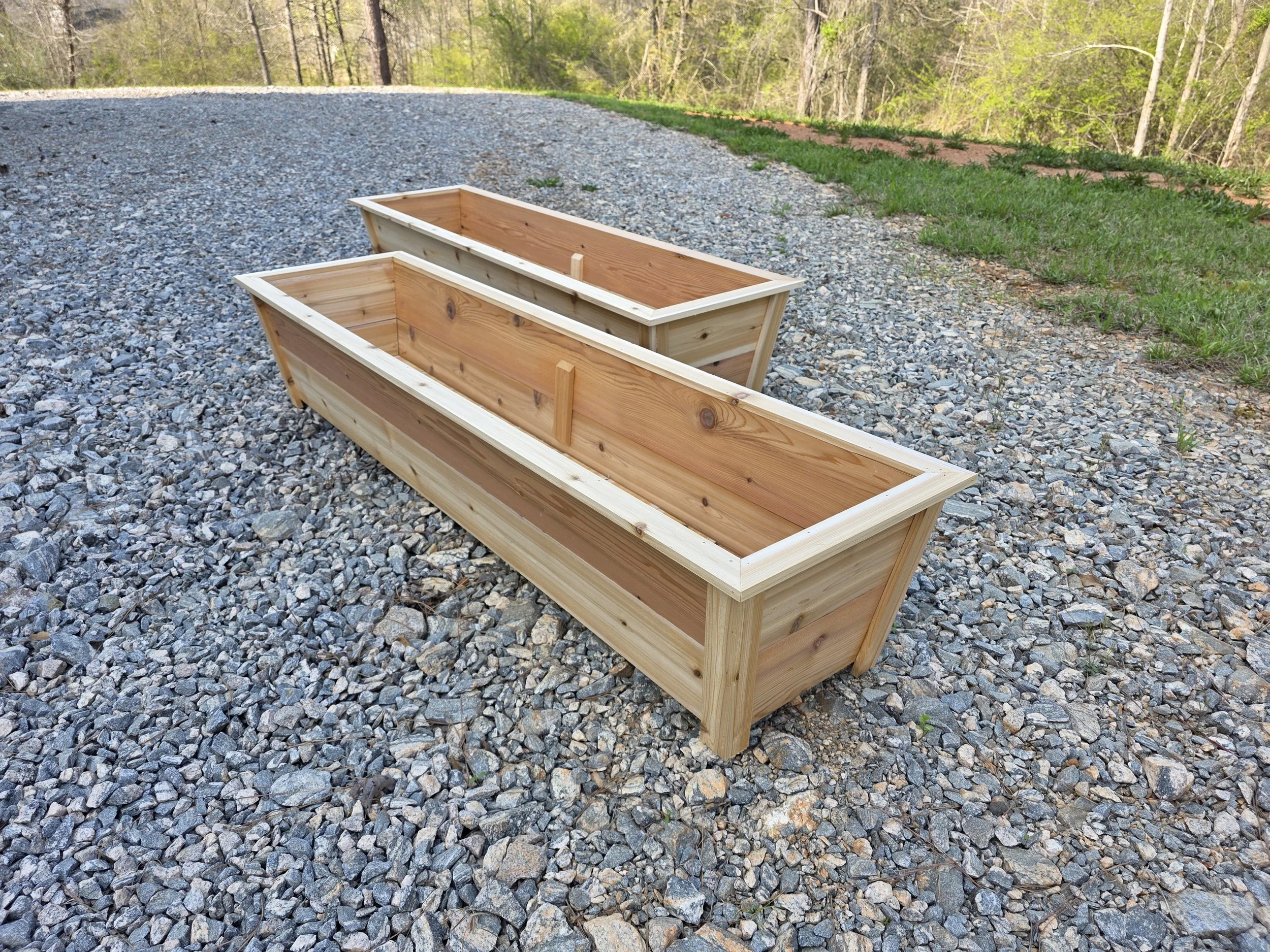 Cedar Tapered Planters