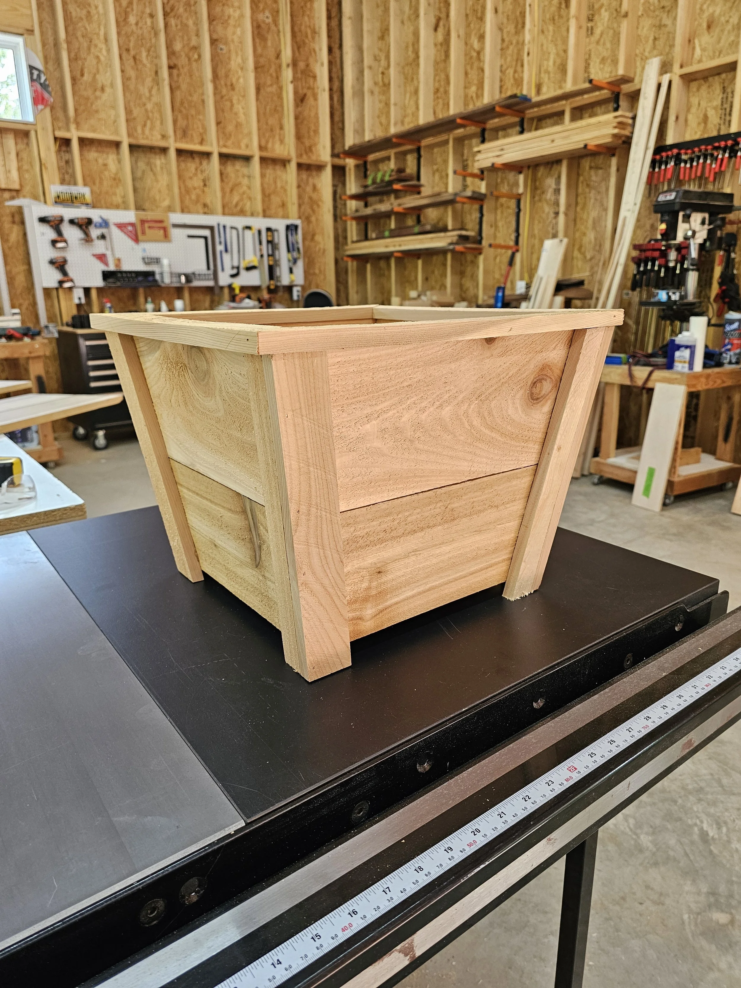 Tapered Cedar Planter