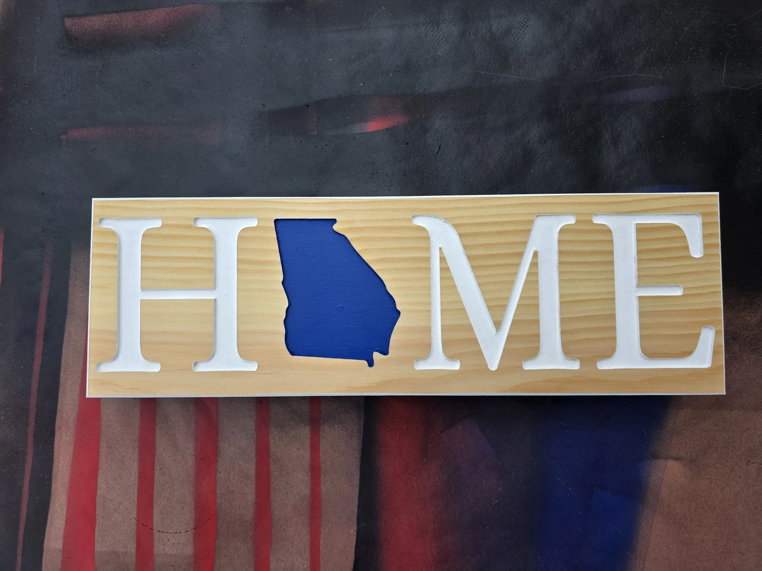 Georgia Home Sign