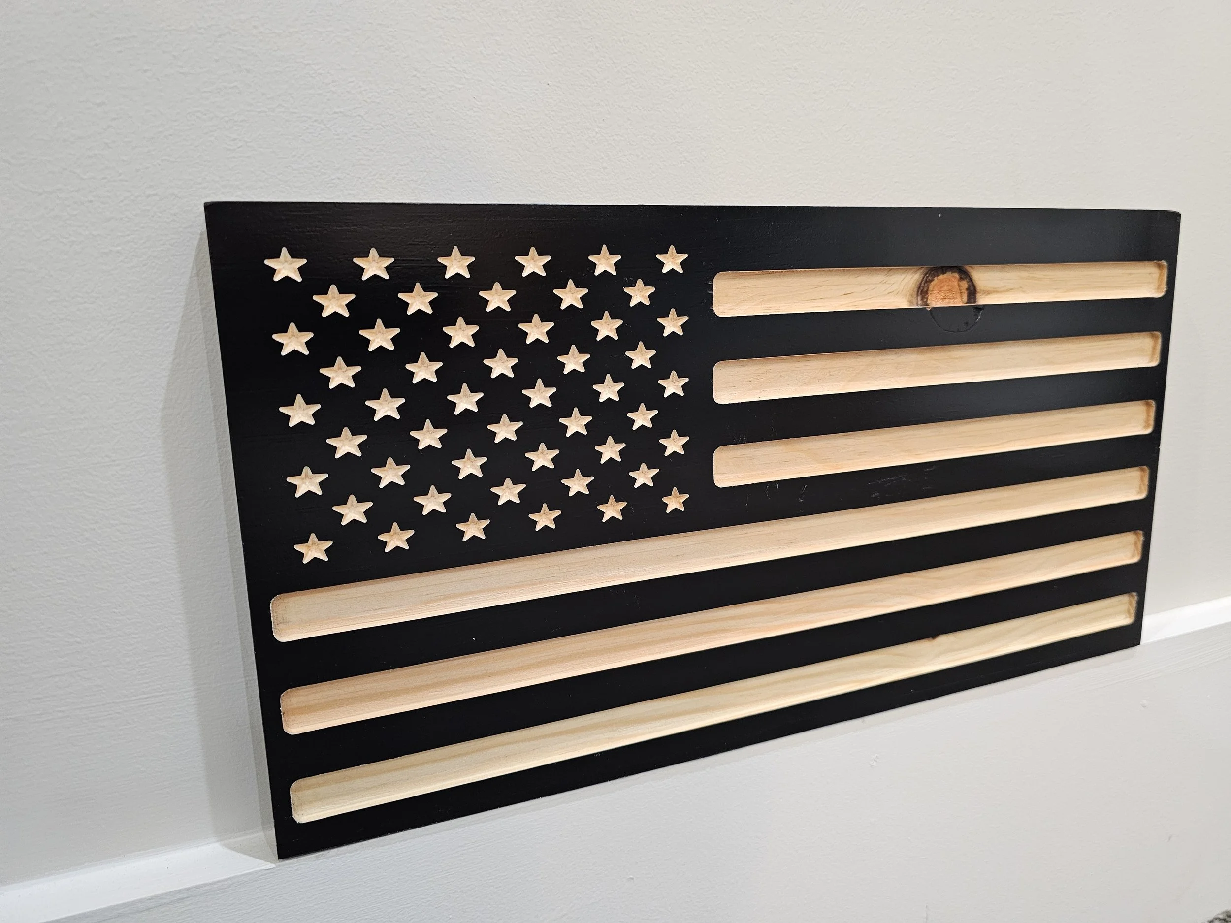 Black American Flag 