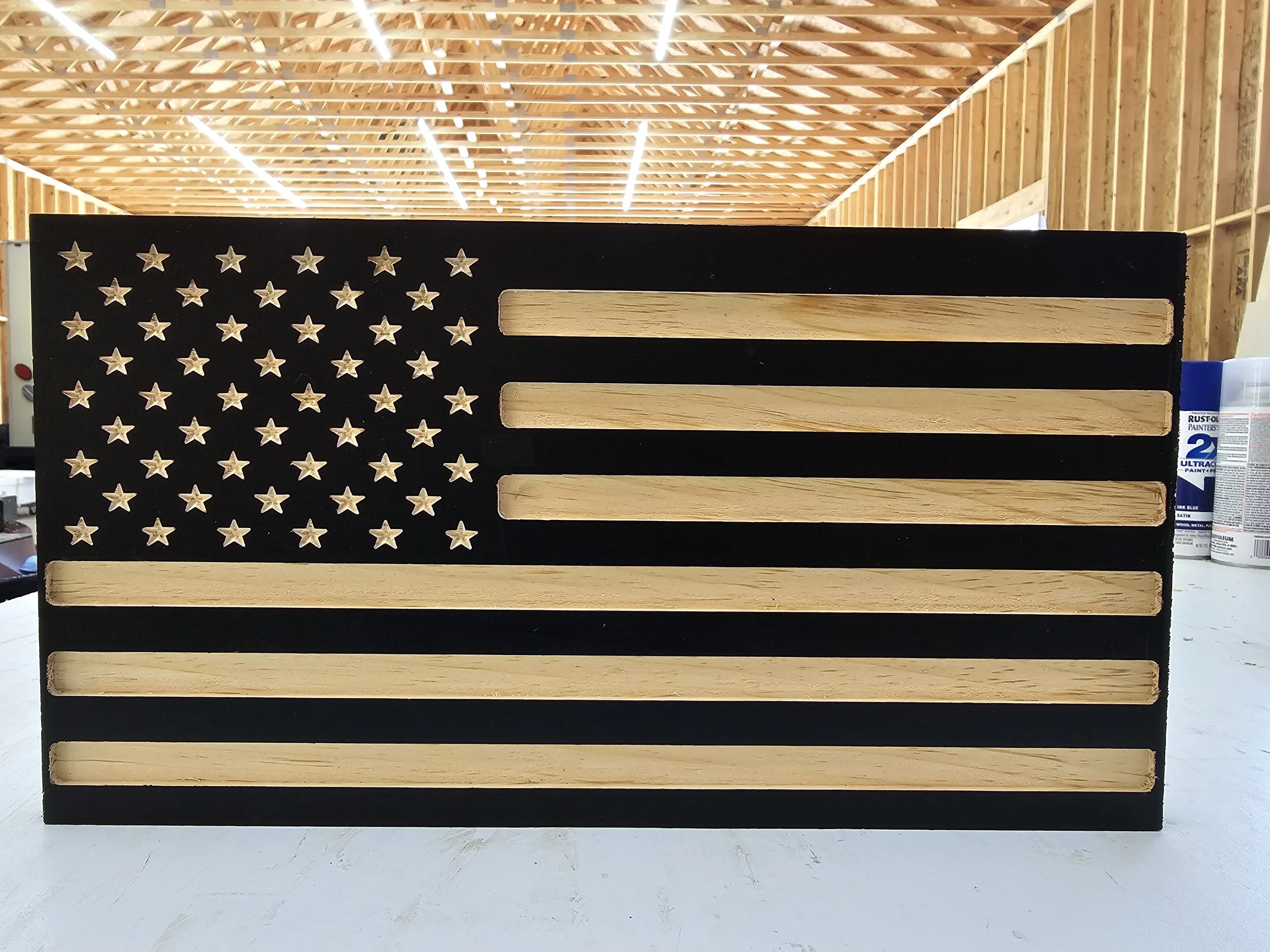 Black American Flag 