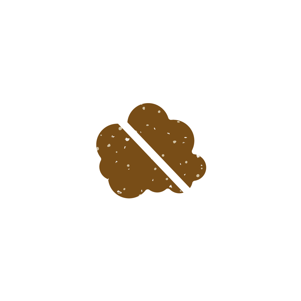 Symbole qui indique aucune utilisation de mousse de tourbe