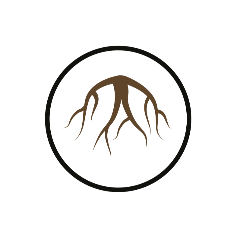 Symbole représentant le compost qui facilite le développement des racines