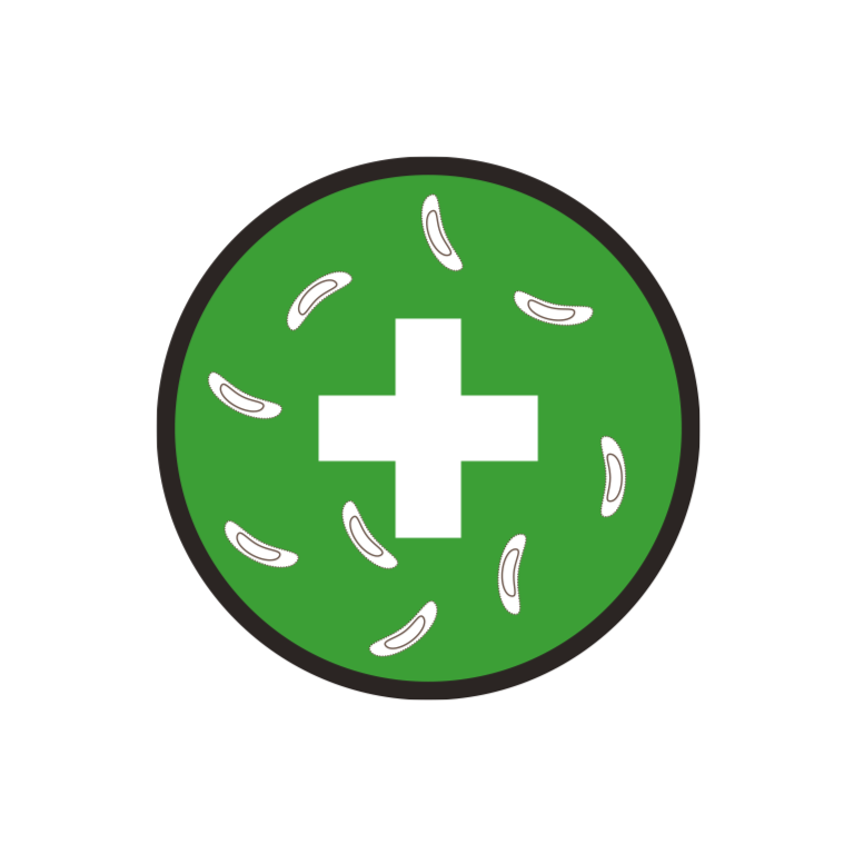 symbole représentant l'introduction de bonne bactéries