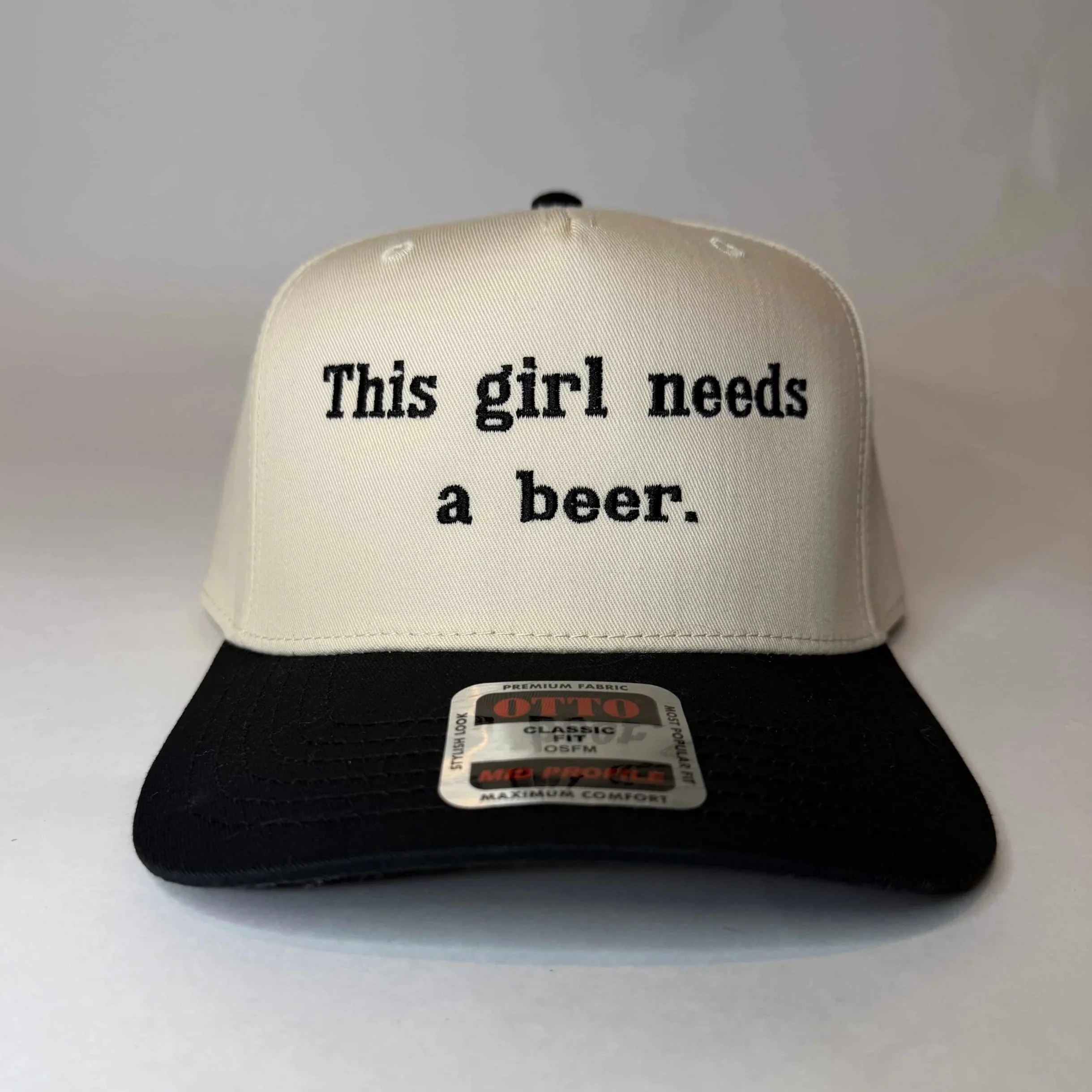 This girl needs a beer. Trucker
