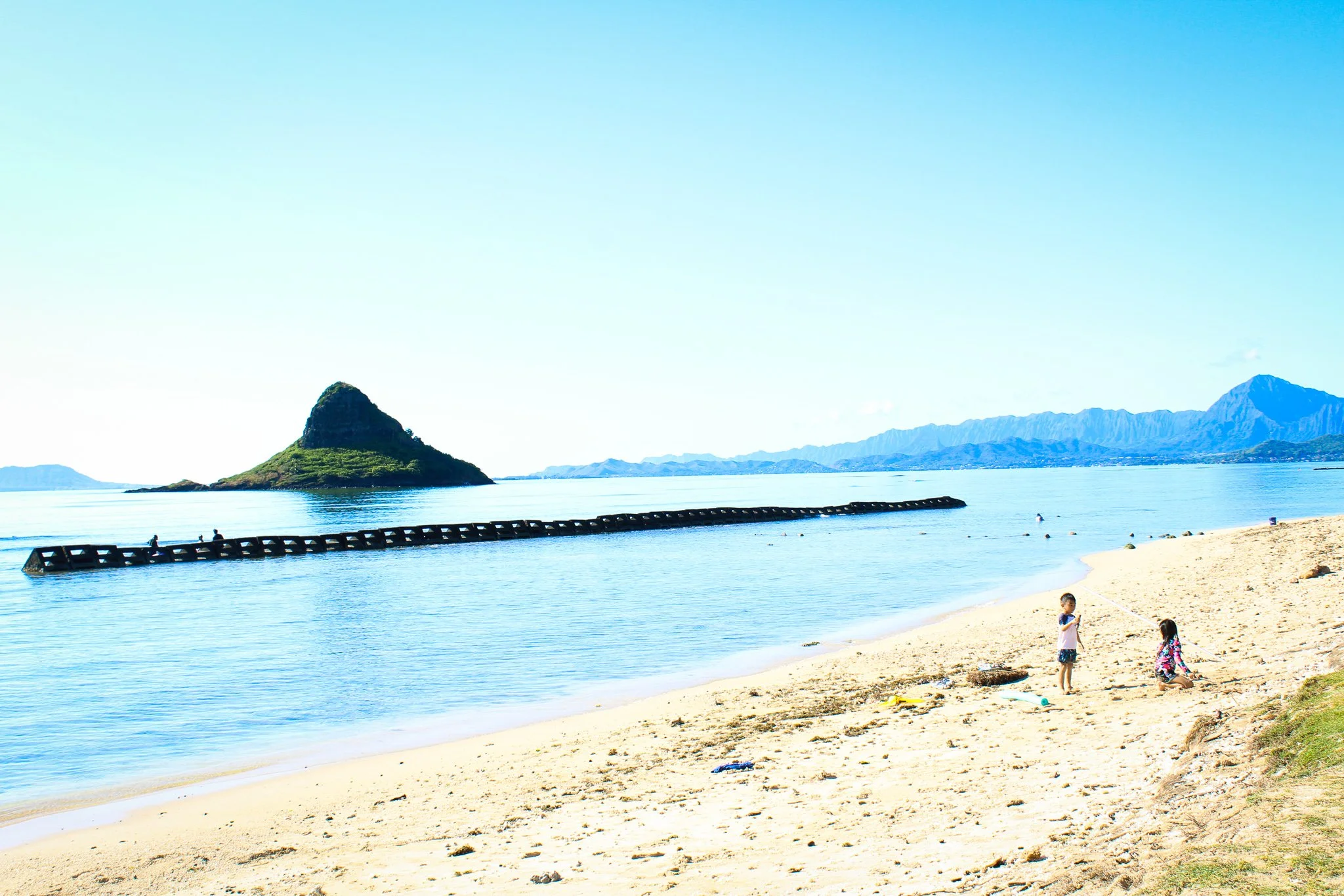 "Chinaman's Hat" Beach, Oahu, HI.