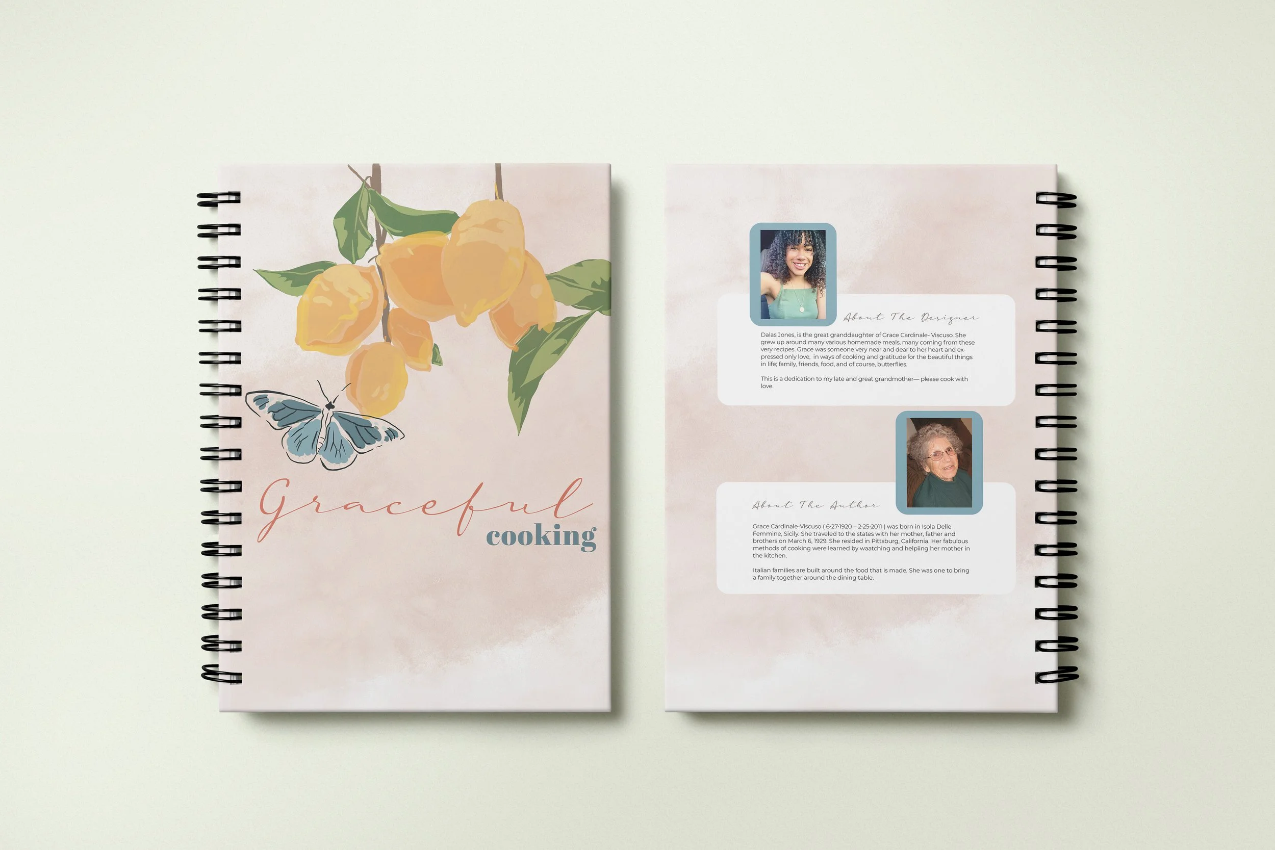 Family Cookbook Cover Artwork
