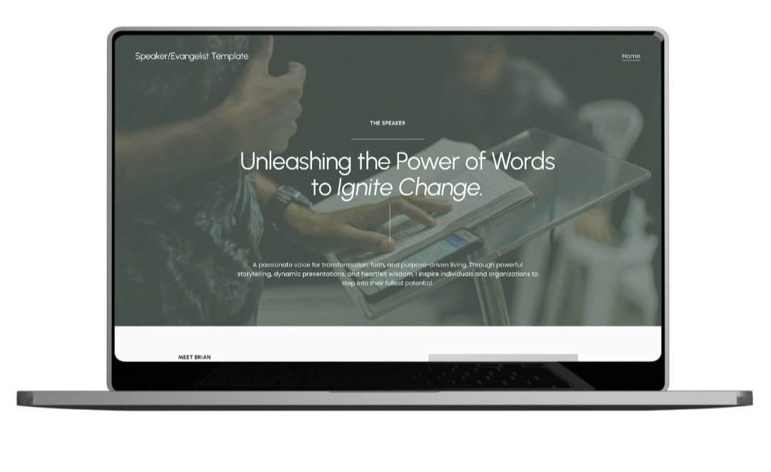 The Speaker Template