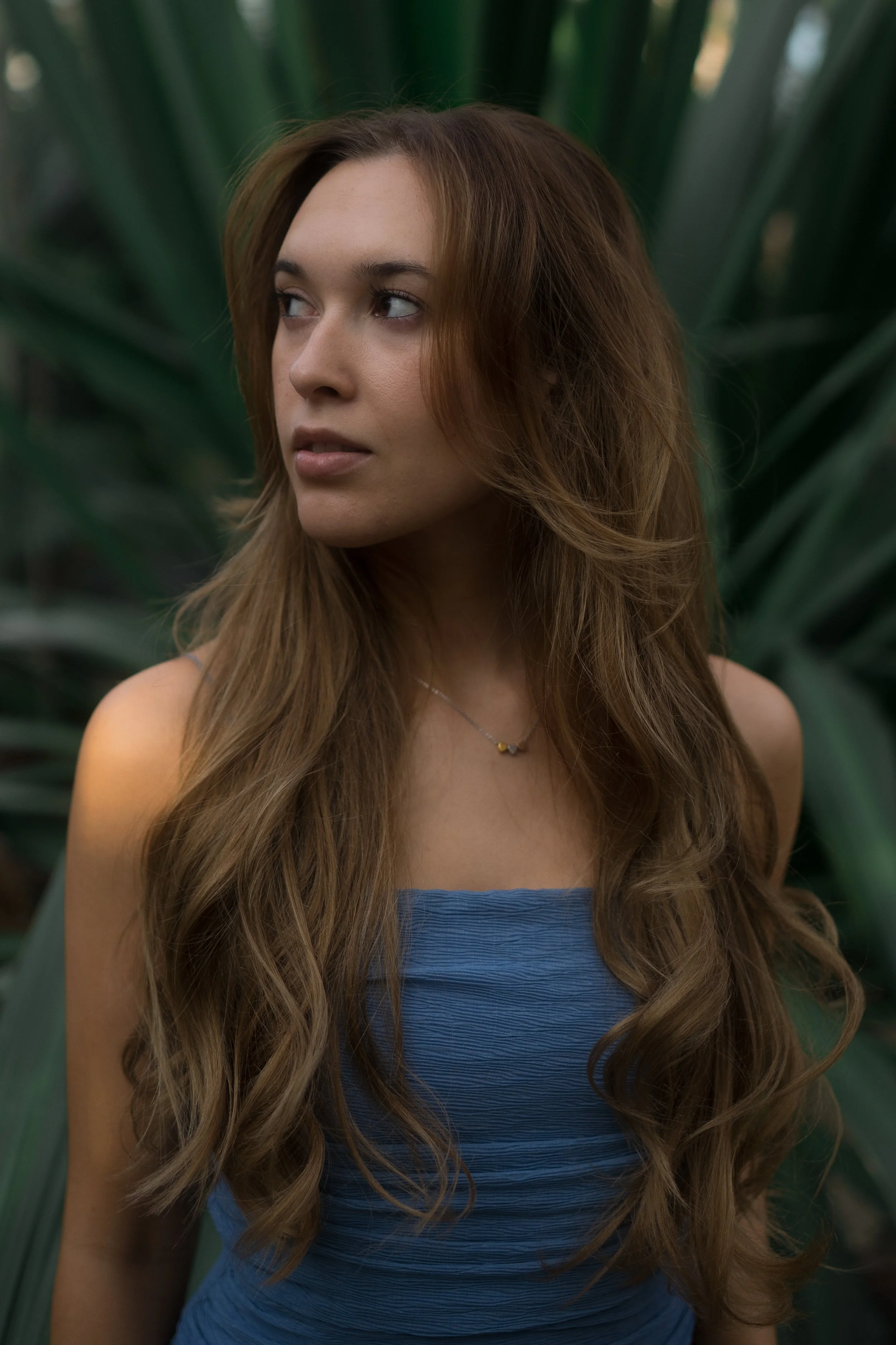 Natürliches Portrait Shooting im Palmengarten in Frankfurt