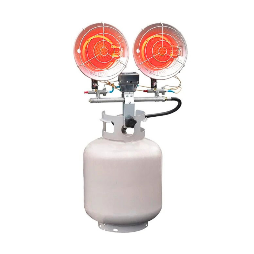 Dual-Head Propane Heater