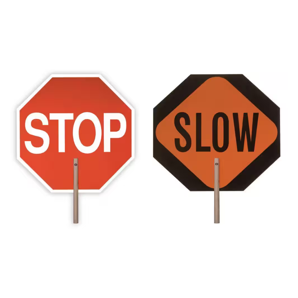 Handheld Stop/Slow Sign