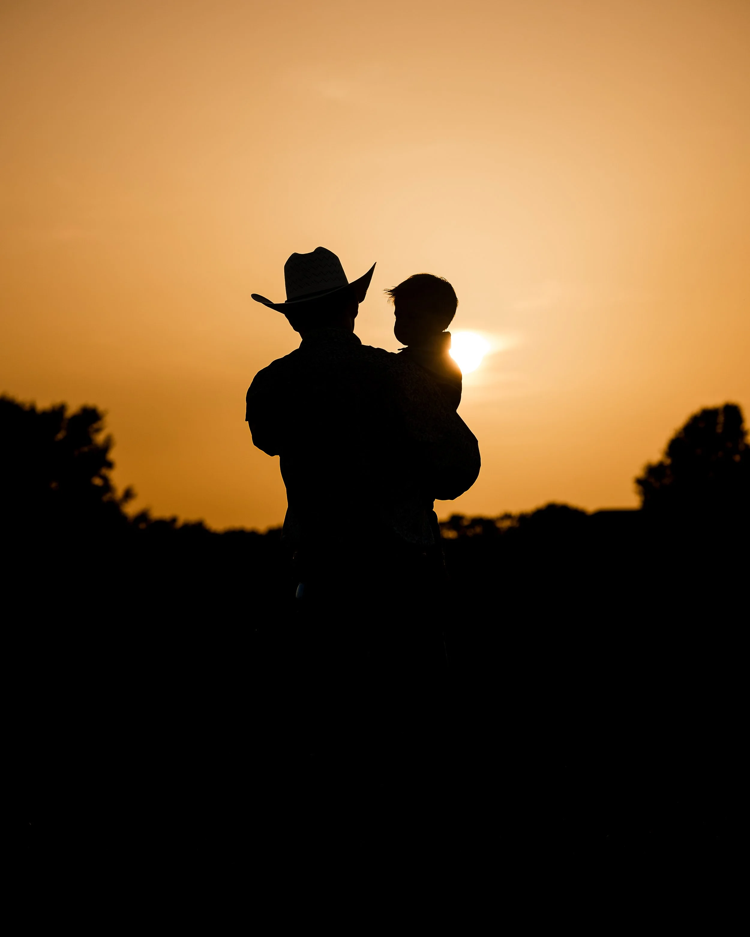 Sunset family session photography