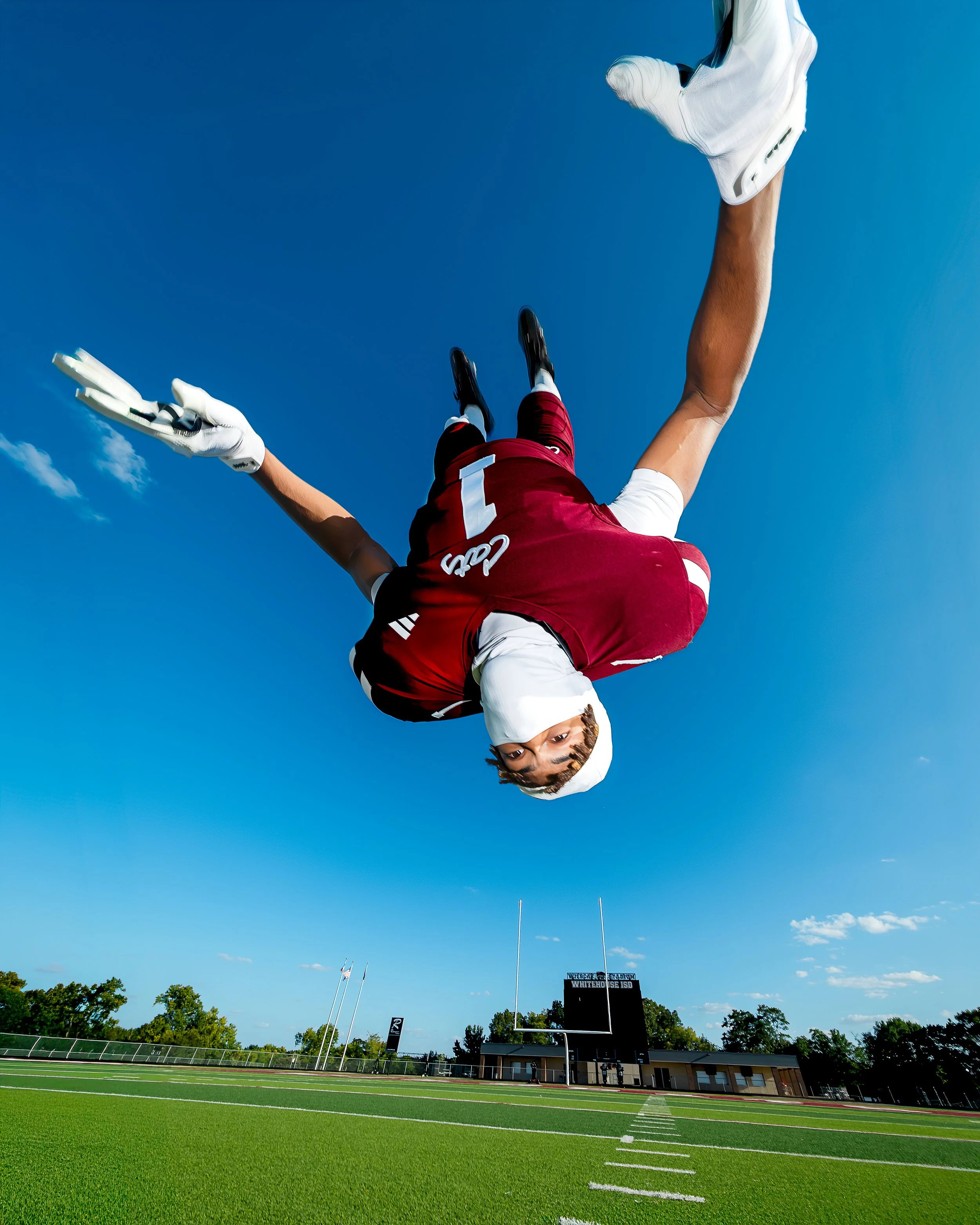 Media day photographer football East Texas