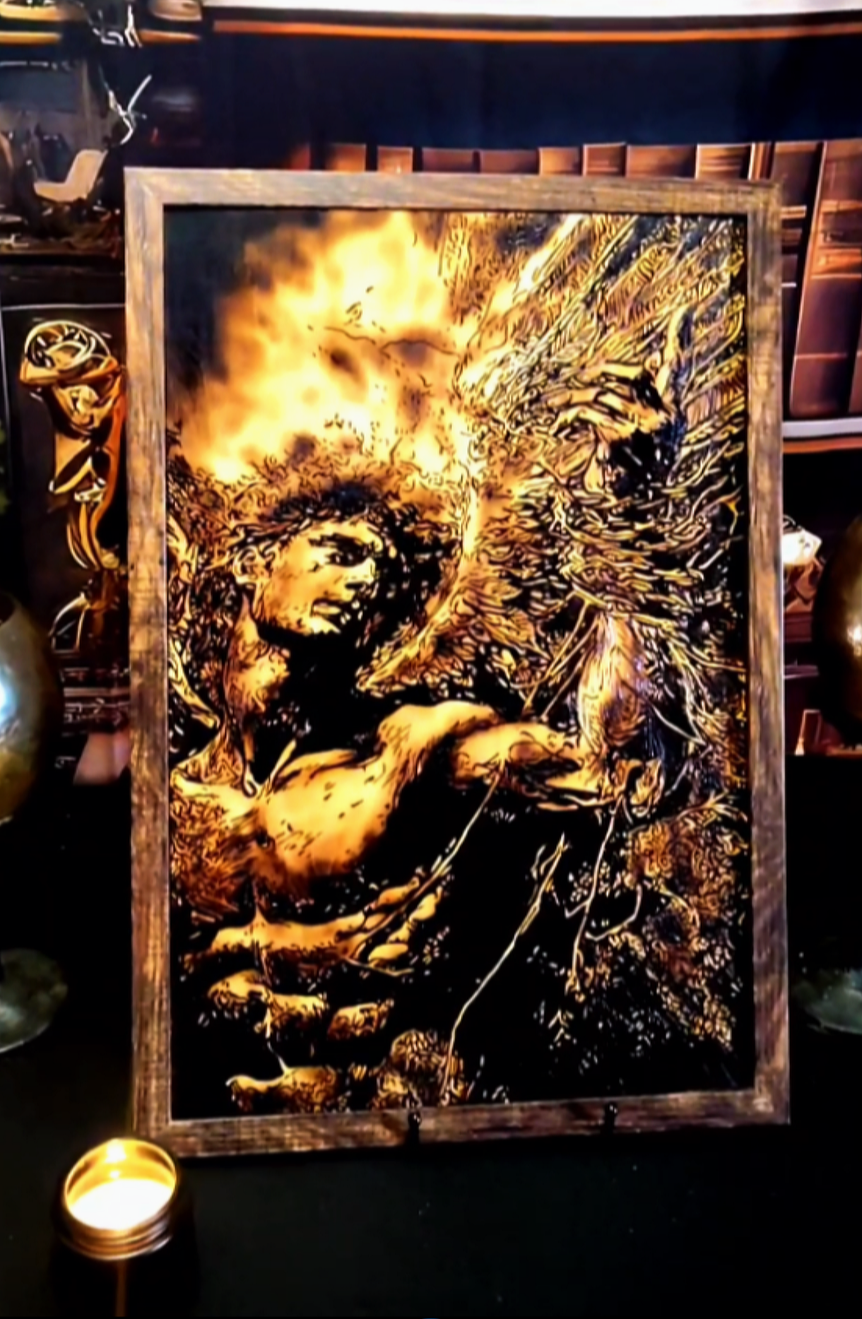 _The Defender Meets the End_ (12x18 Basswood) $999.png