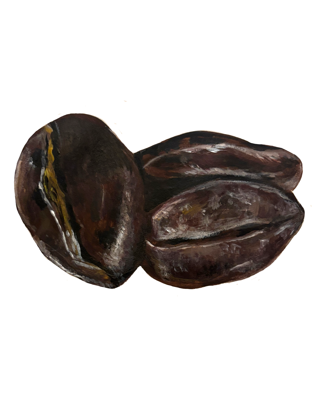 Bespoke Coffee Bean wall vinyls for a corporate office venue Gu Desserts