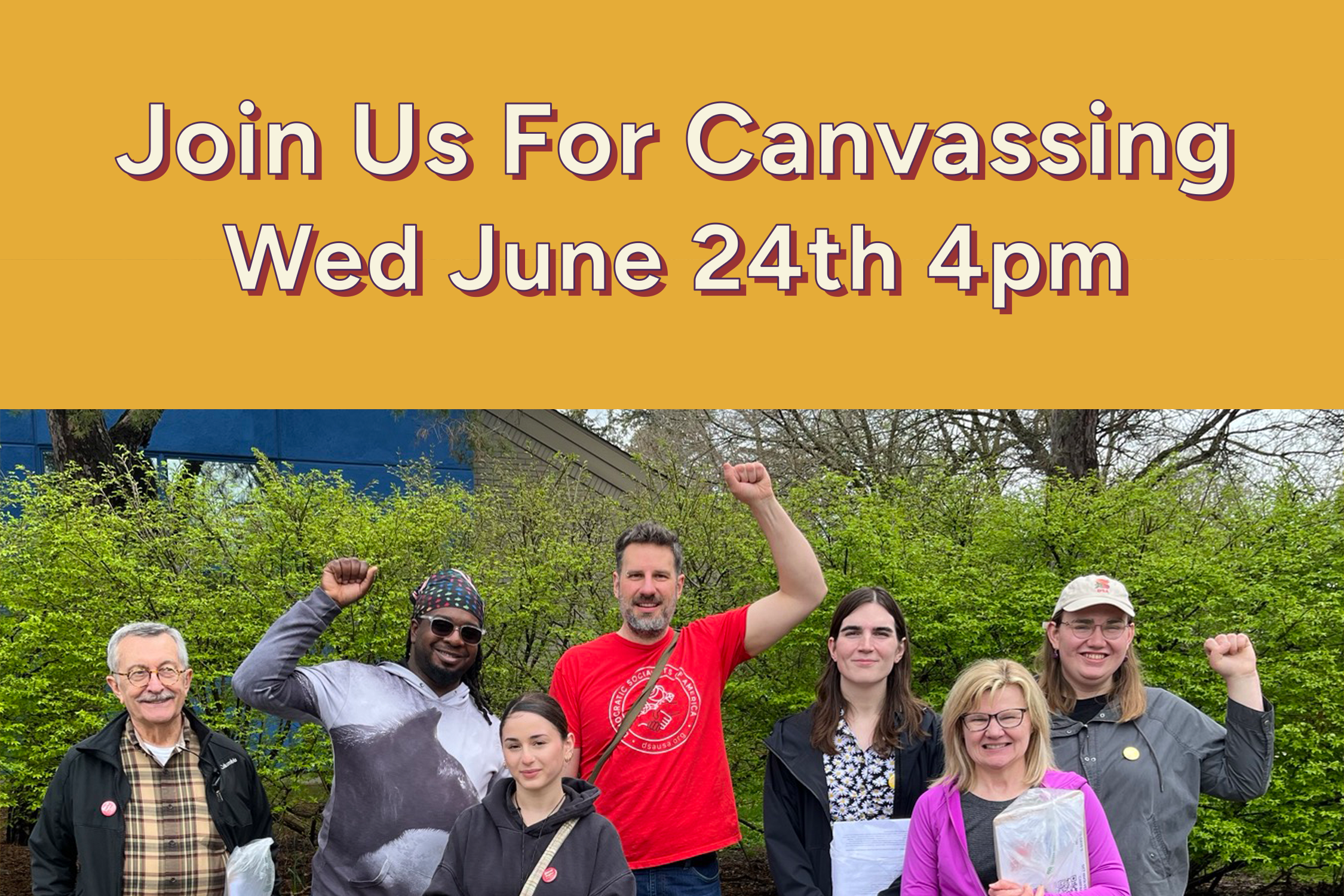 June 24th Canvassing for Dave Zeglen