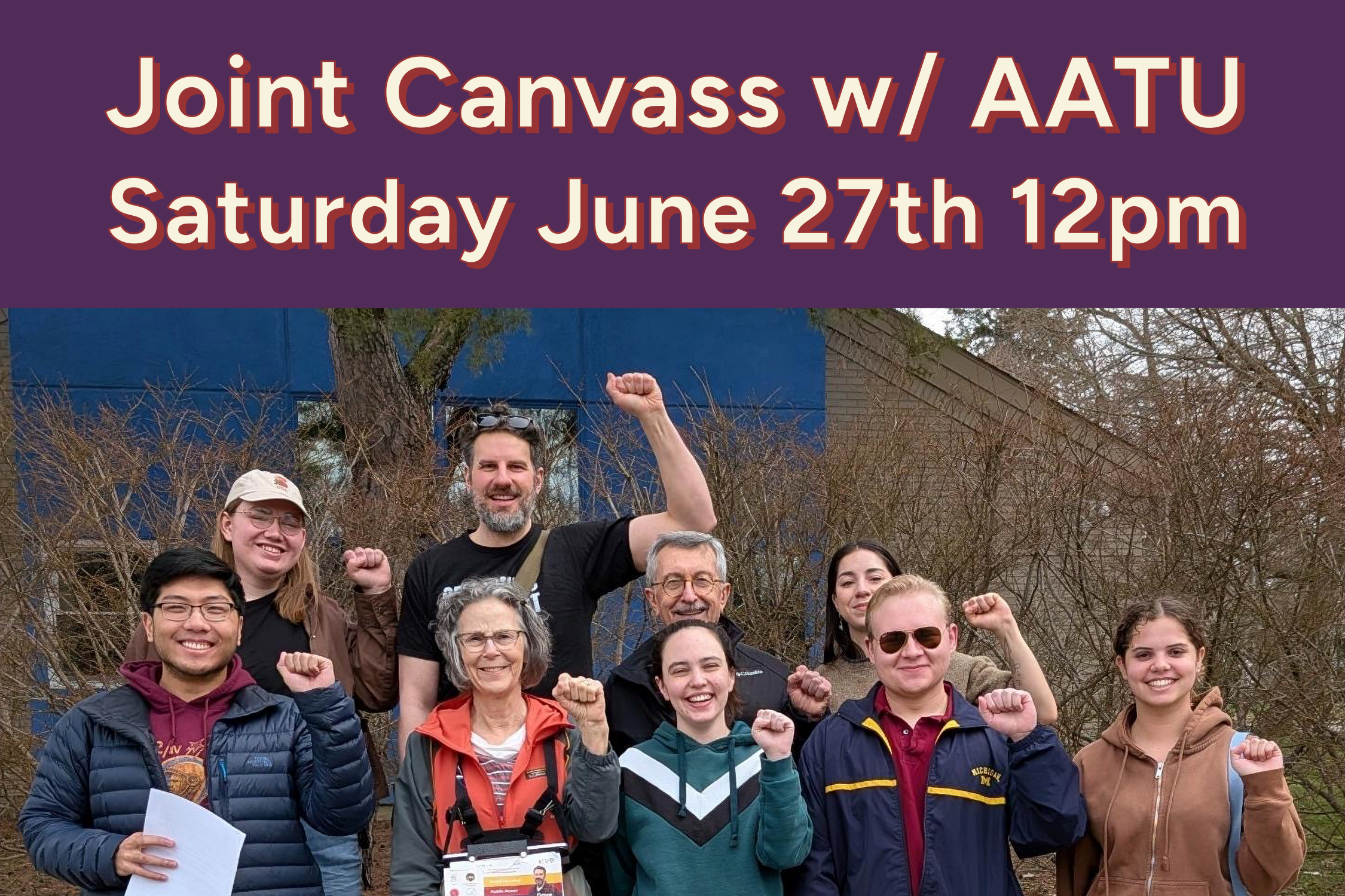 June 27th Canvass with Ann Arbor Tenants Union