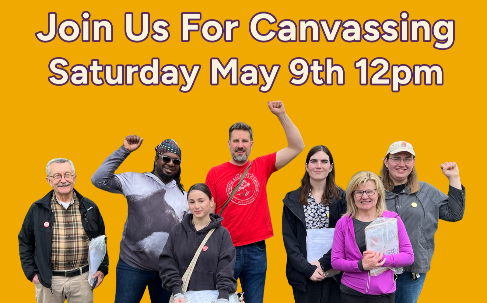 May 9th Canvassing for Dave Zeglen