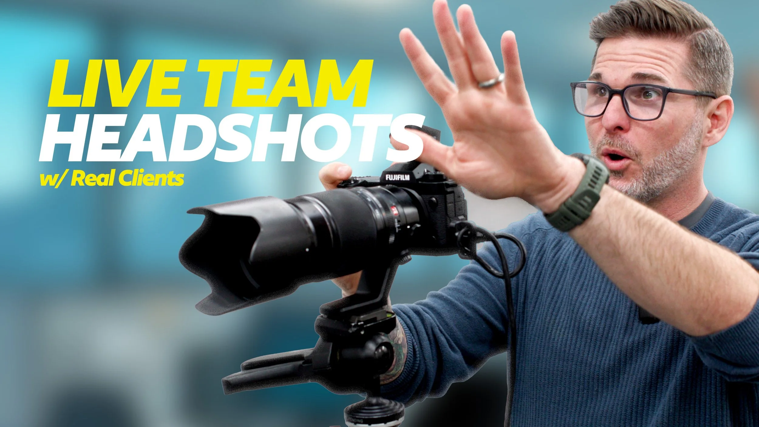 How to run an on-location team headshot shoot