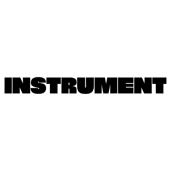 Black background with the phrase 'Music is the instrument of the soul' written in white cursive font.