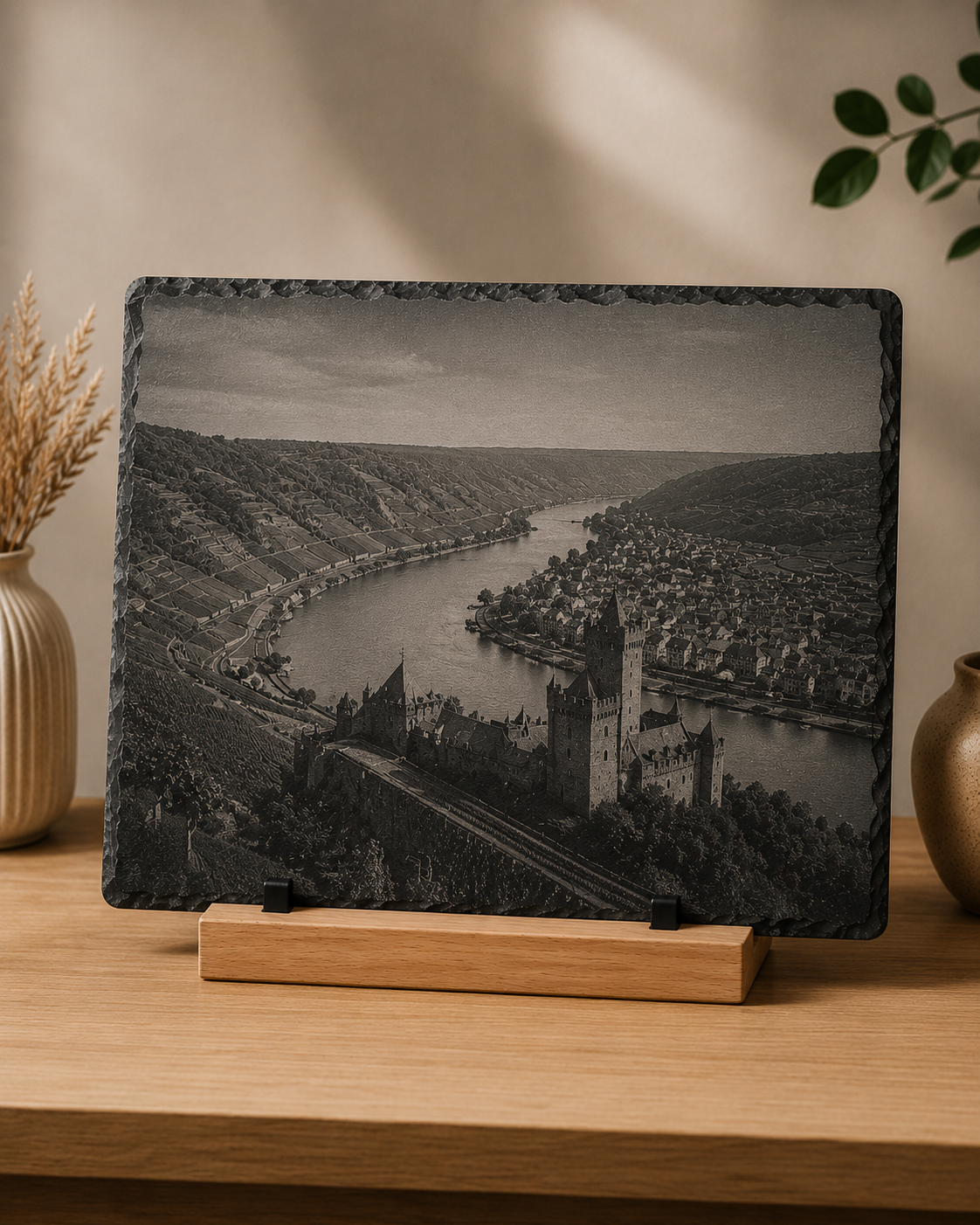 Foto auf Schiefer – Personalisierte Schiefergravur in verschiedenen Größen