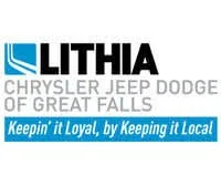 Lithia Chrysler Jeep Dodge of Great Falls dealership logo with tagline 'Keepin' it Loyal, by Keeping it Local'