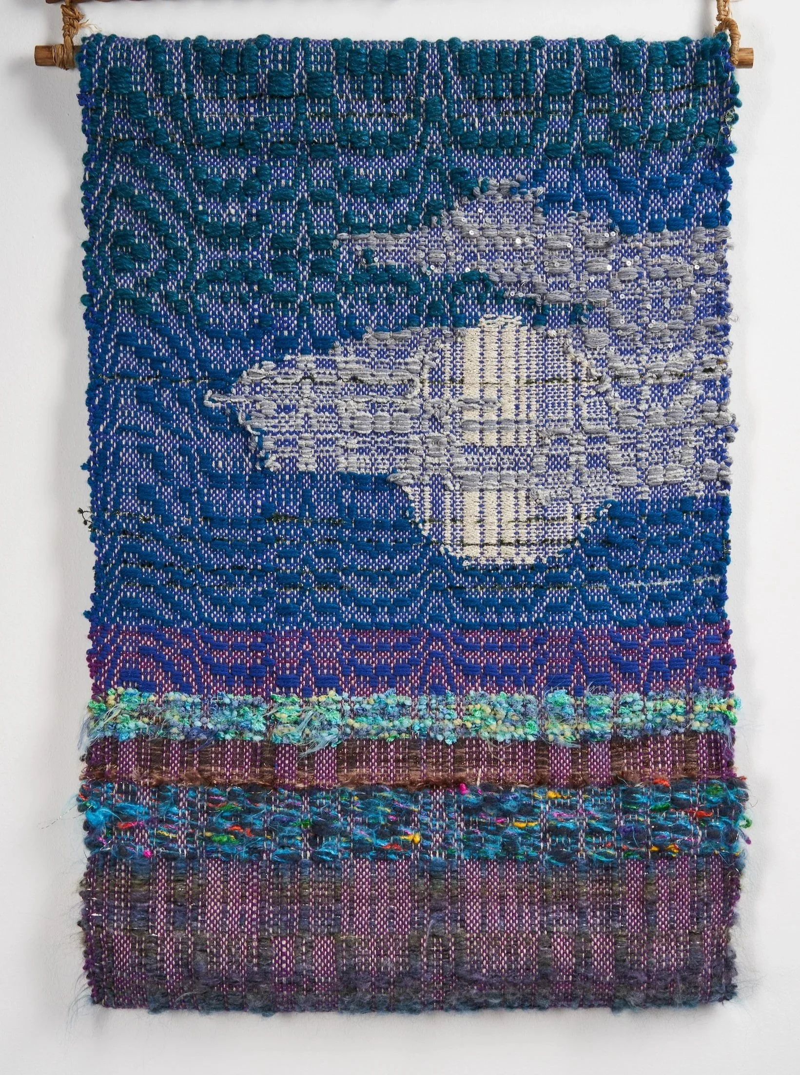 By the light - Woven Tapestry / Pattern Weave - 16" x 26"   2019   $2,500