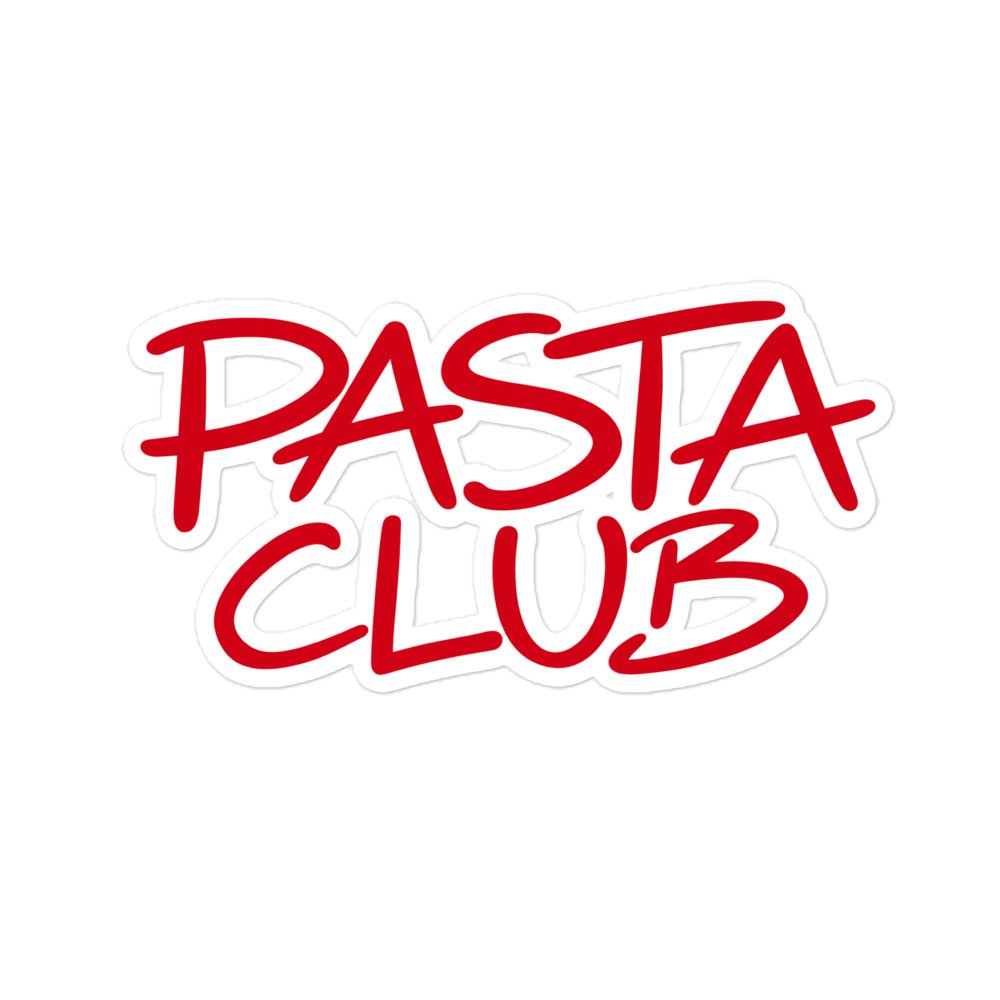 Pasta Club Sticker