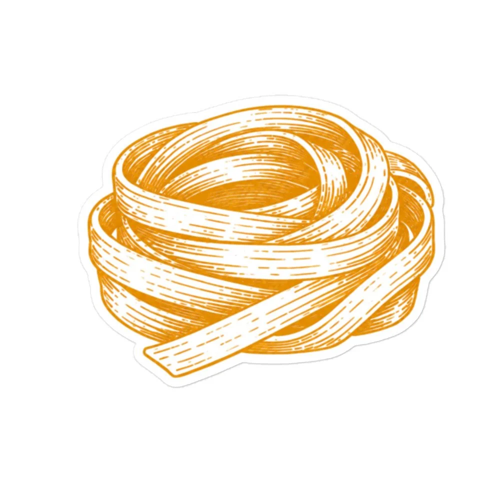 Fettuccine Sticker