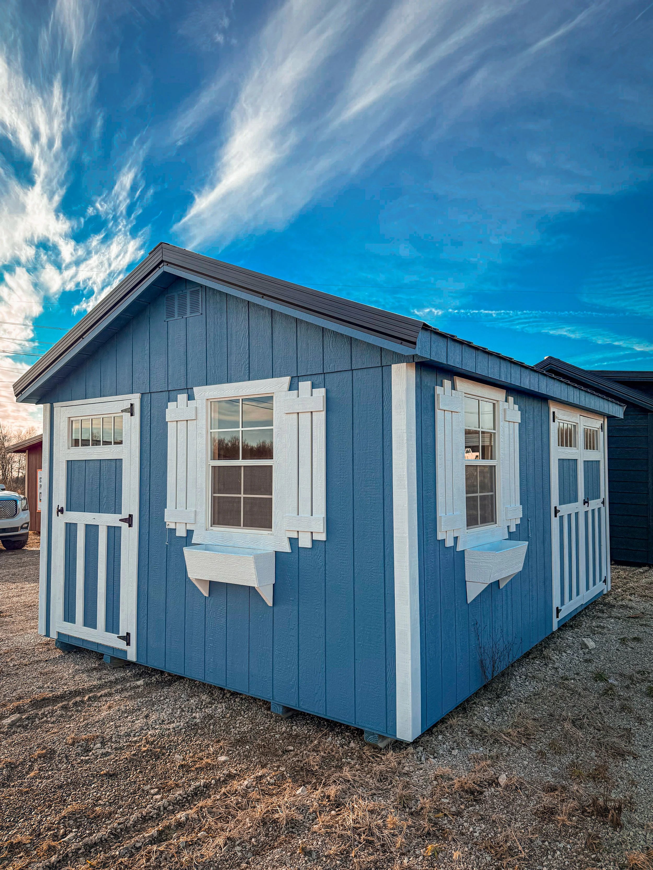 The Blue Harbor Cottage-12x16