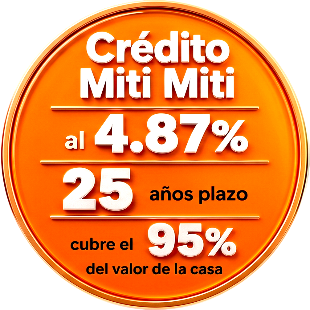 Crédito Miti Miti, cuotas mensuales de: