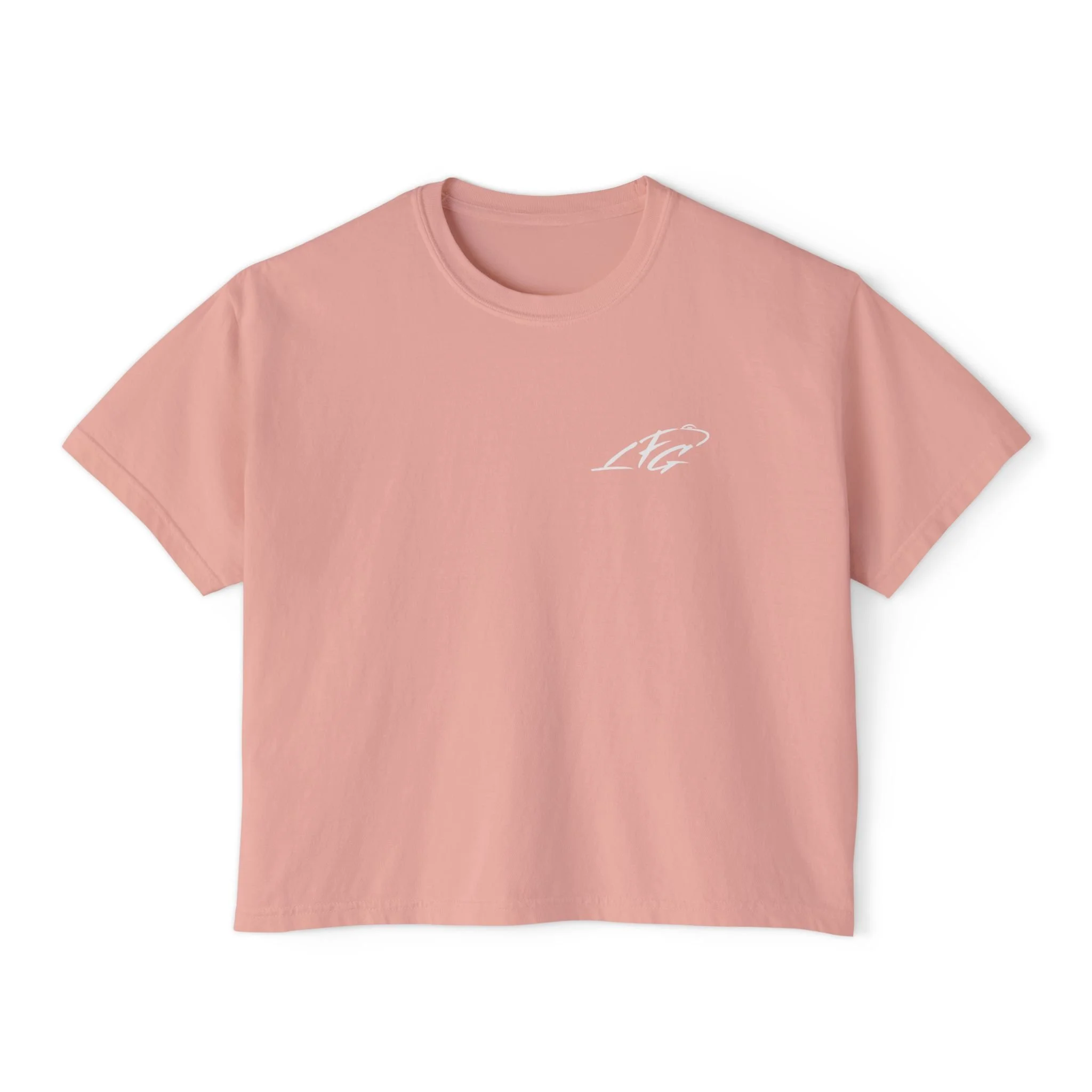 Get Froggy With It | Women's Boxy Tee - White Text
