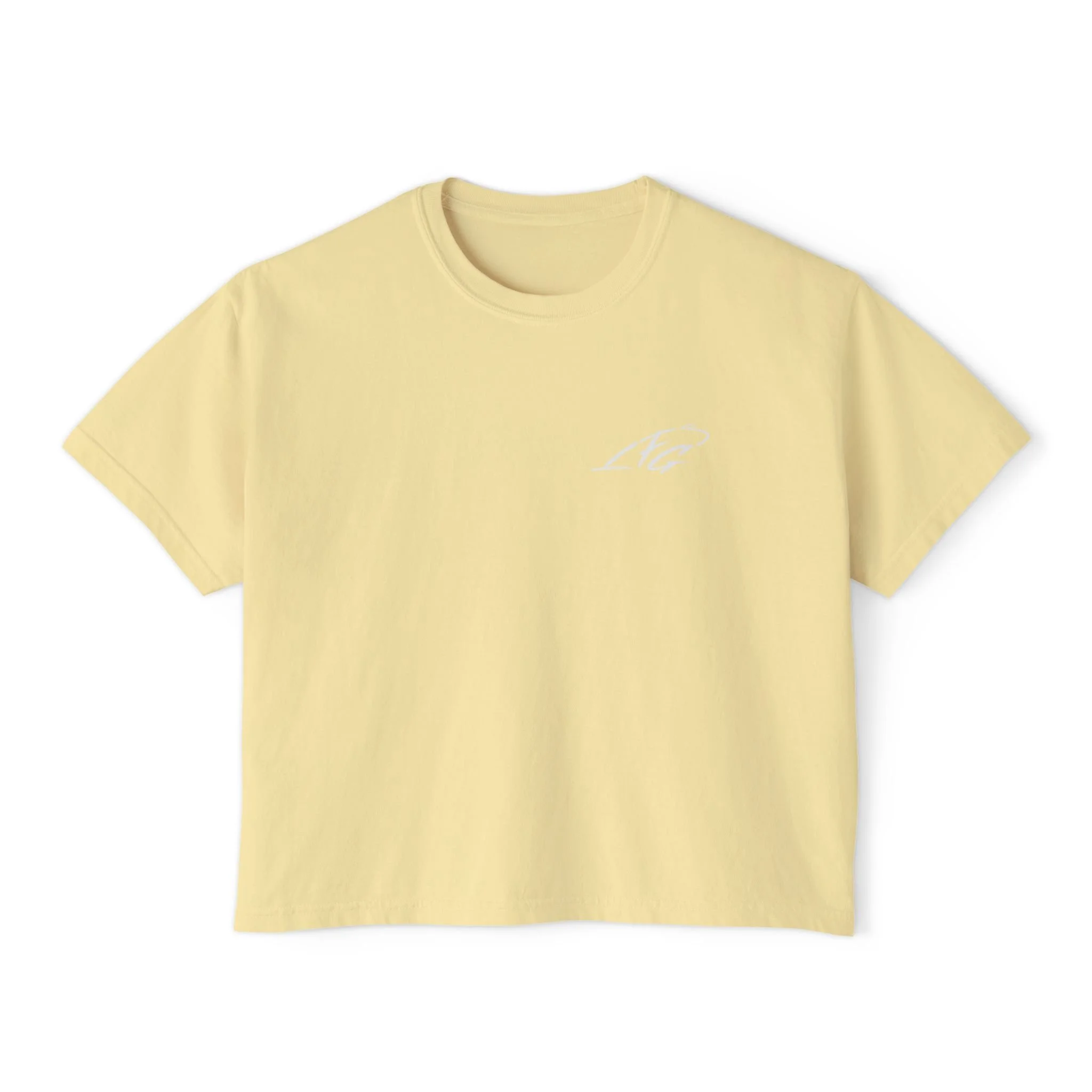 Get Froggy With It | Women's Boxy Tee - White Text
