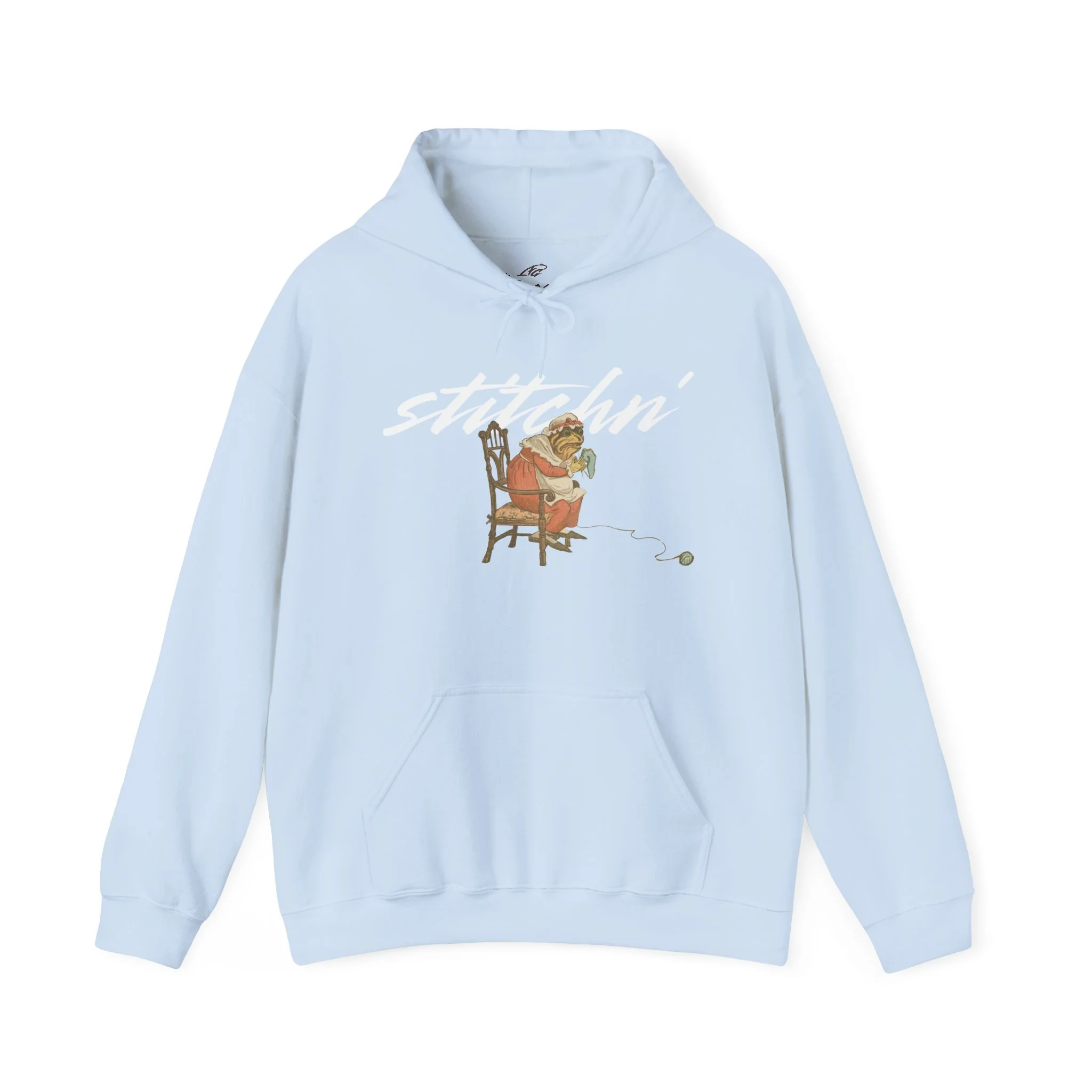 Stitchn' and Bitchn' | Hooded Sweatshirt - White Text