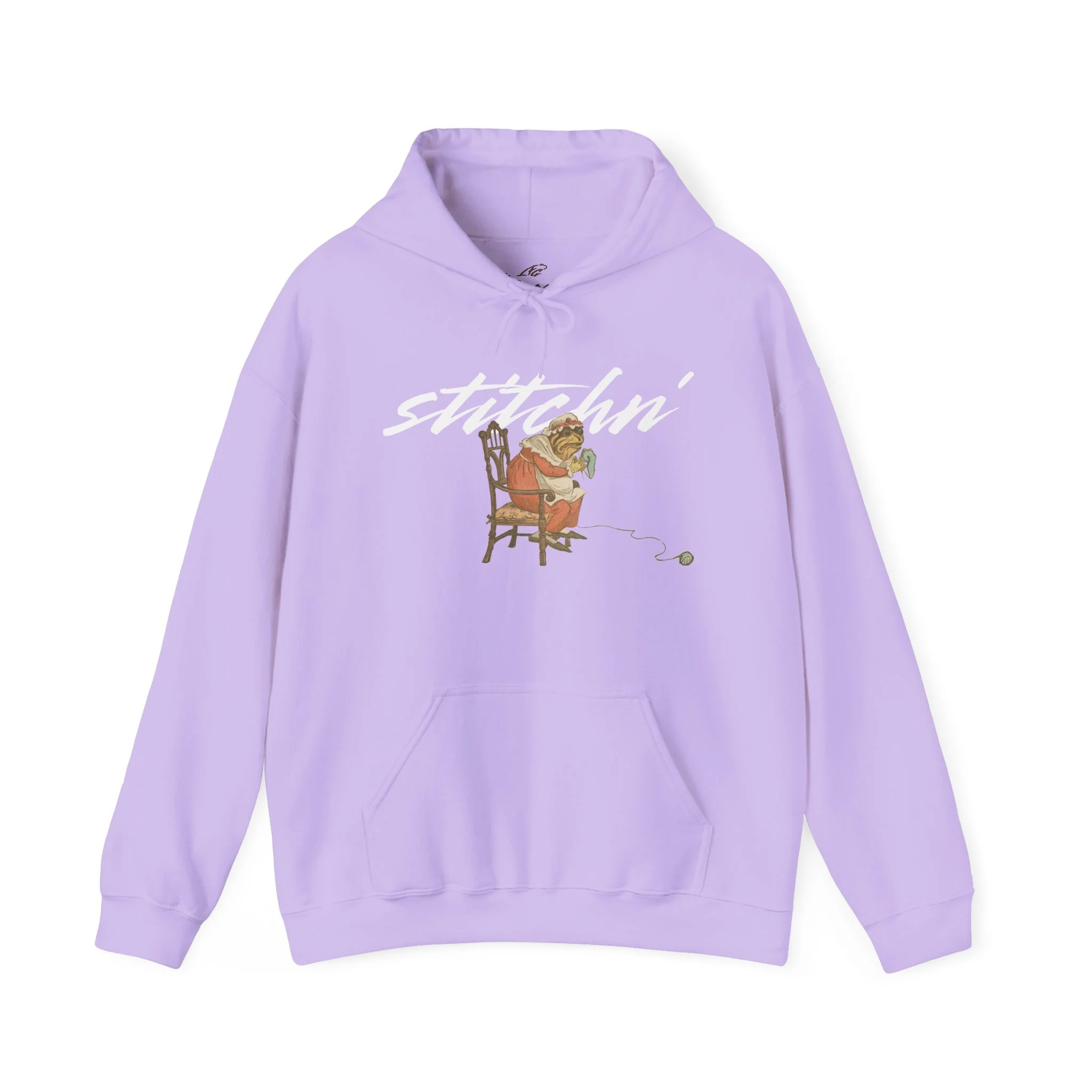 Stitchn' and Bitchn' | Hooded Sweatshirt - White Text