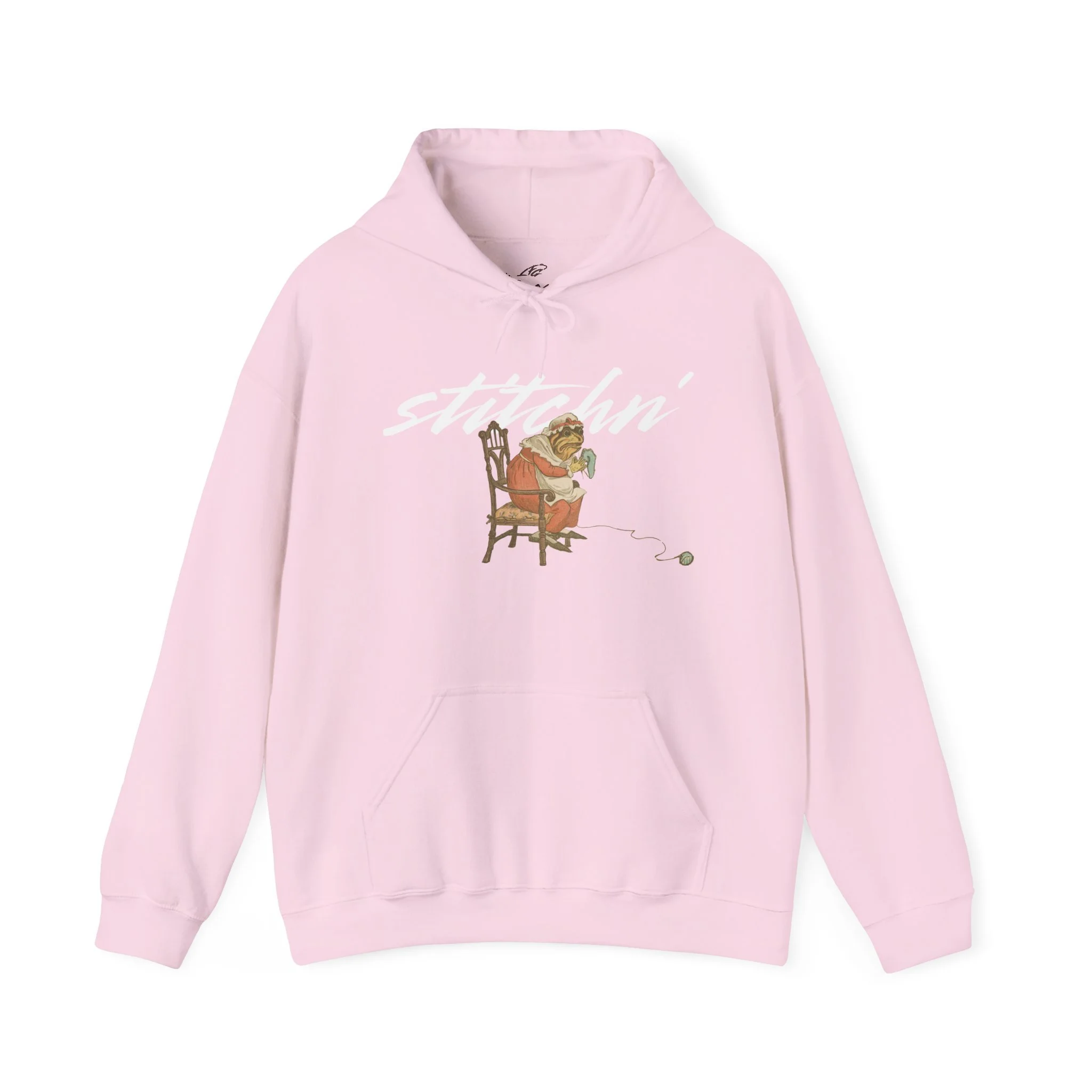 Stitchn' and Bitchn' | Hooded Sweatshirt - White Text