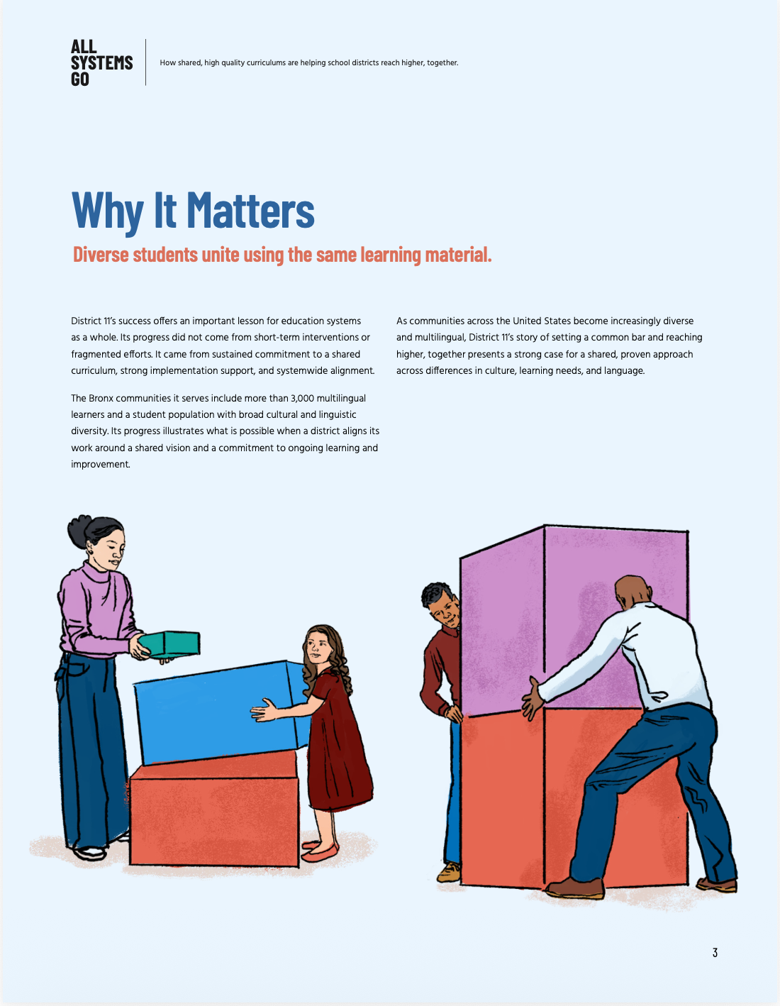 Case Study page titled "The Impetus for Change"
