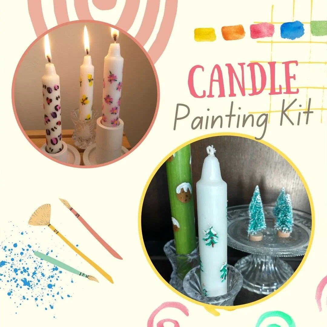 candle painting hen party workshop kit
