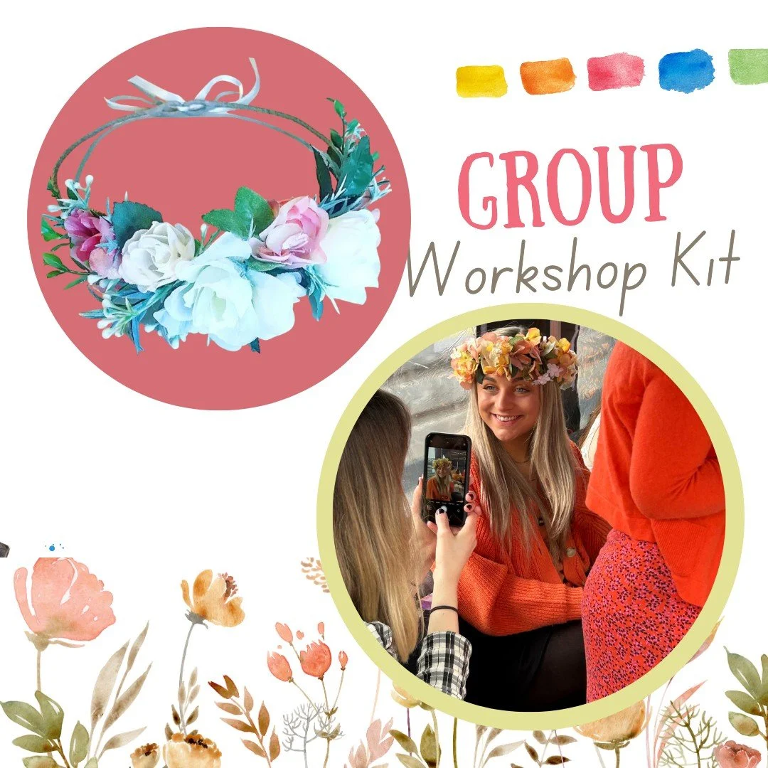 ✨ THE ULTIMATE DIY Flower Crown WORKSHOP KIT for Hen Parties