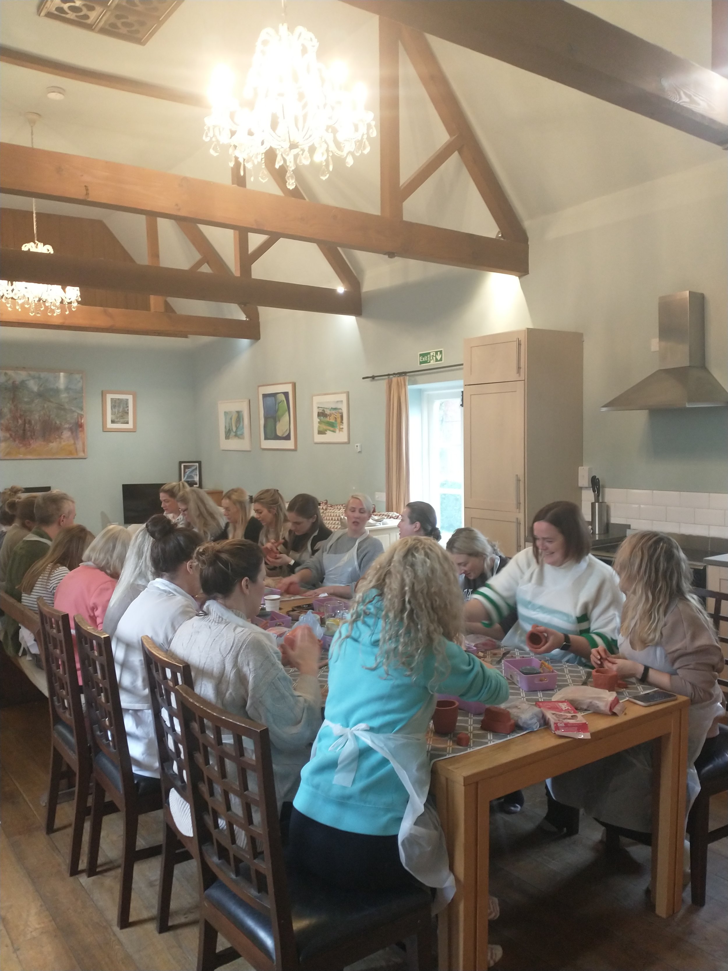 boob pot making hen party Lincoln