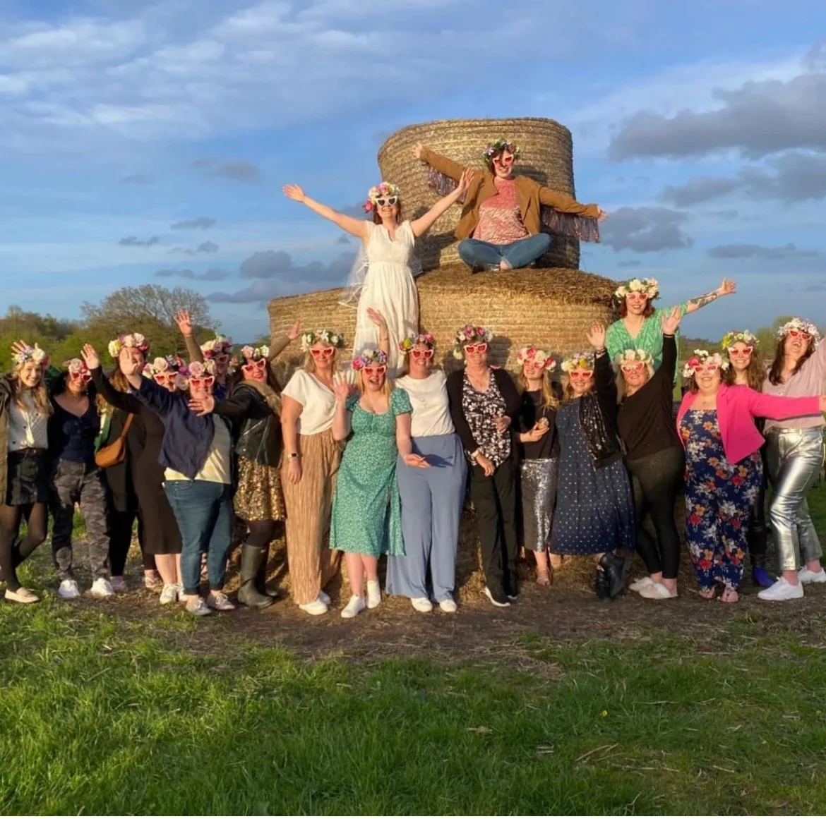 flower crown making hen party.JPG