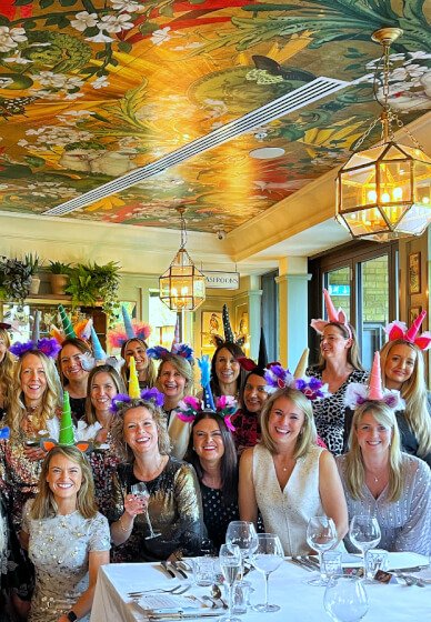 unicorn headdress making hen party activity