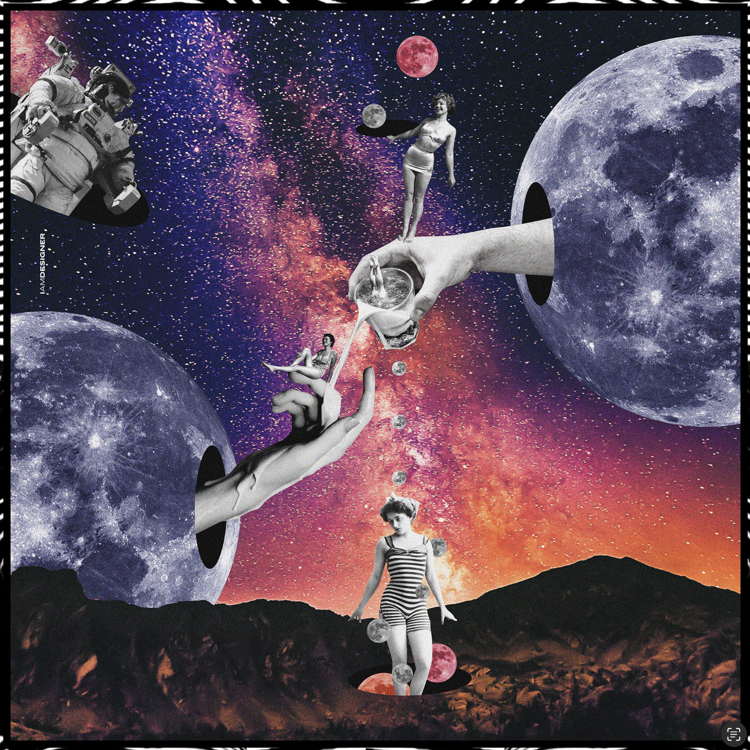 Curated silk scarf gift Athens unique design NYRA