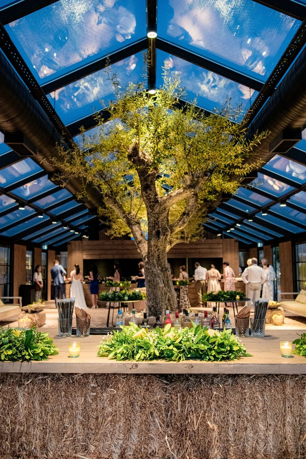 Indoor event styling and venue design Athens by NYRA