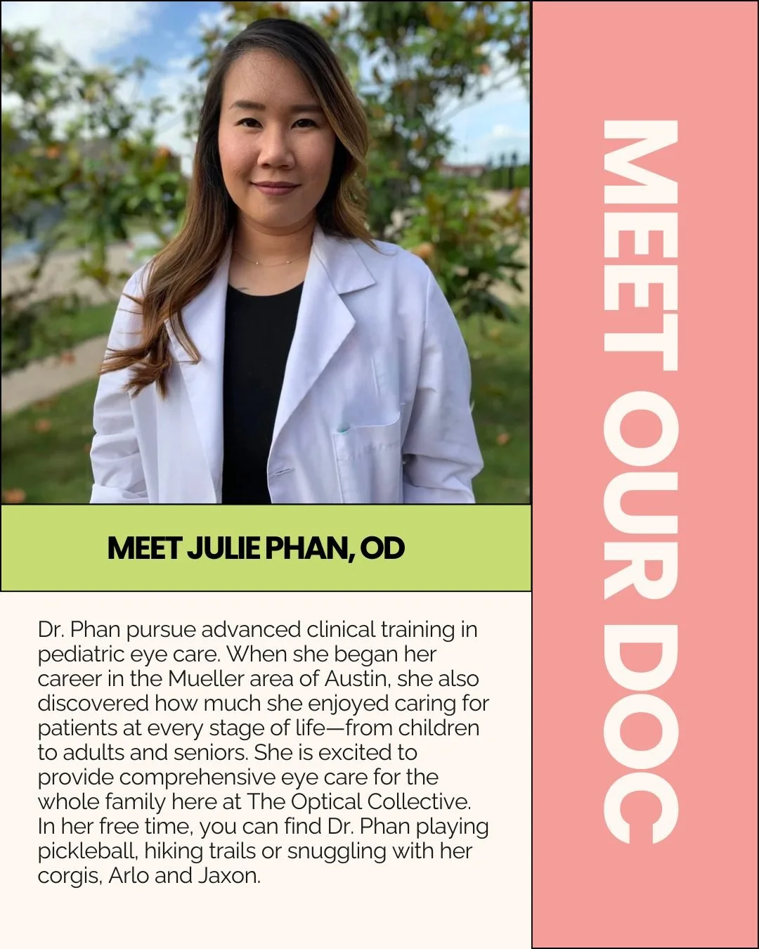 Meet Dr. Julie Phan, optometrist #pediatricoptometrist #myopiamanagement