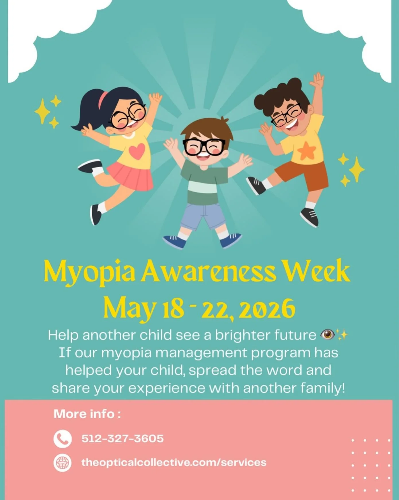 Spread the word about our myopia management program if it has helped your child! 🫶 #myopiacontrol #myopiamanagement